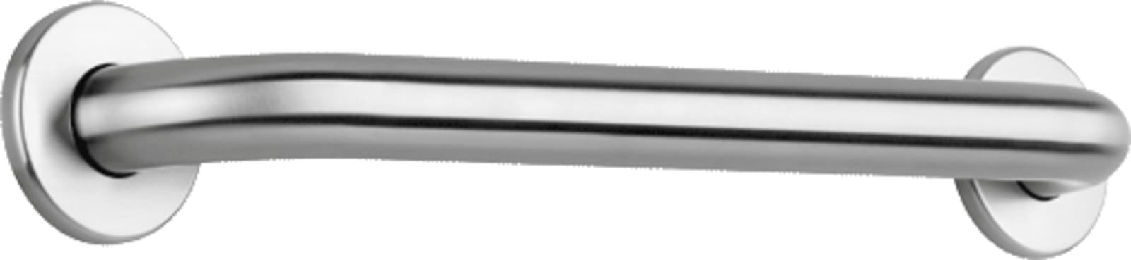 Delabie, Handgreep aangepast sanitair, wand, 400mm lengte, 32mm diameter beugel, recht, RVS, mat gepolijst
