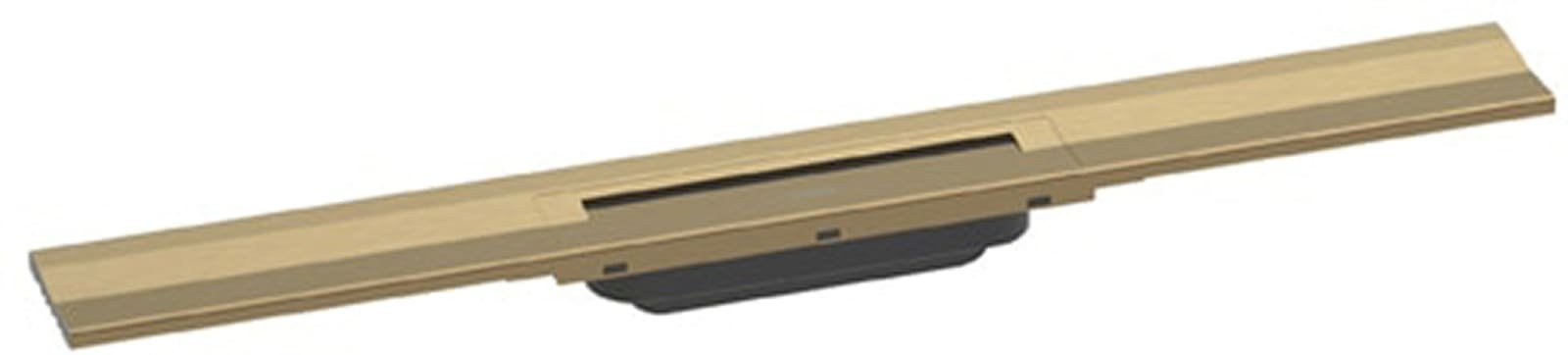 Hansgrohe RainDrain Flex rechte douchegoot 700 inkortbaar wandmontage Brushed Bronze