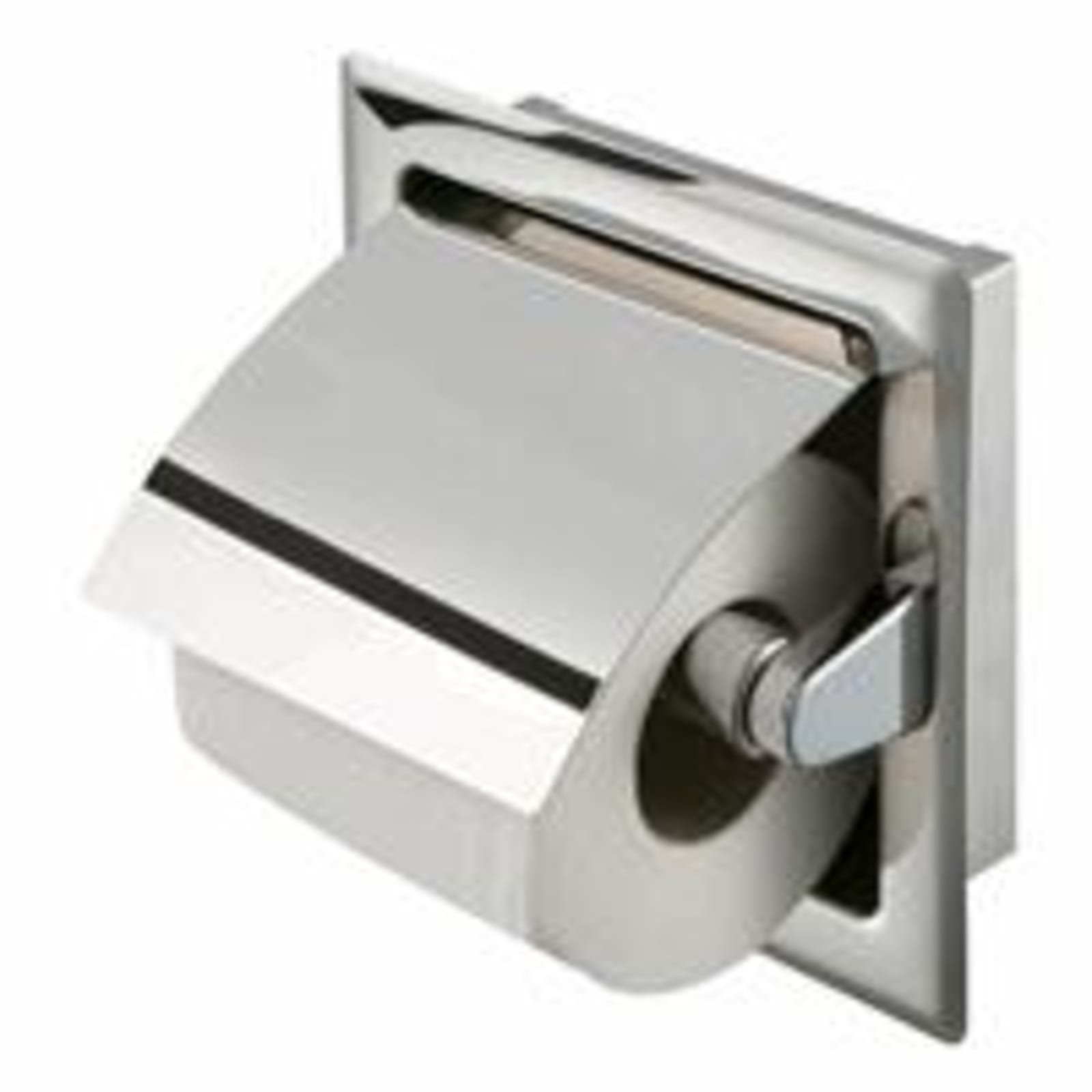 Geesa Hotel Toiletrolhouder inbouw, met klep