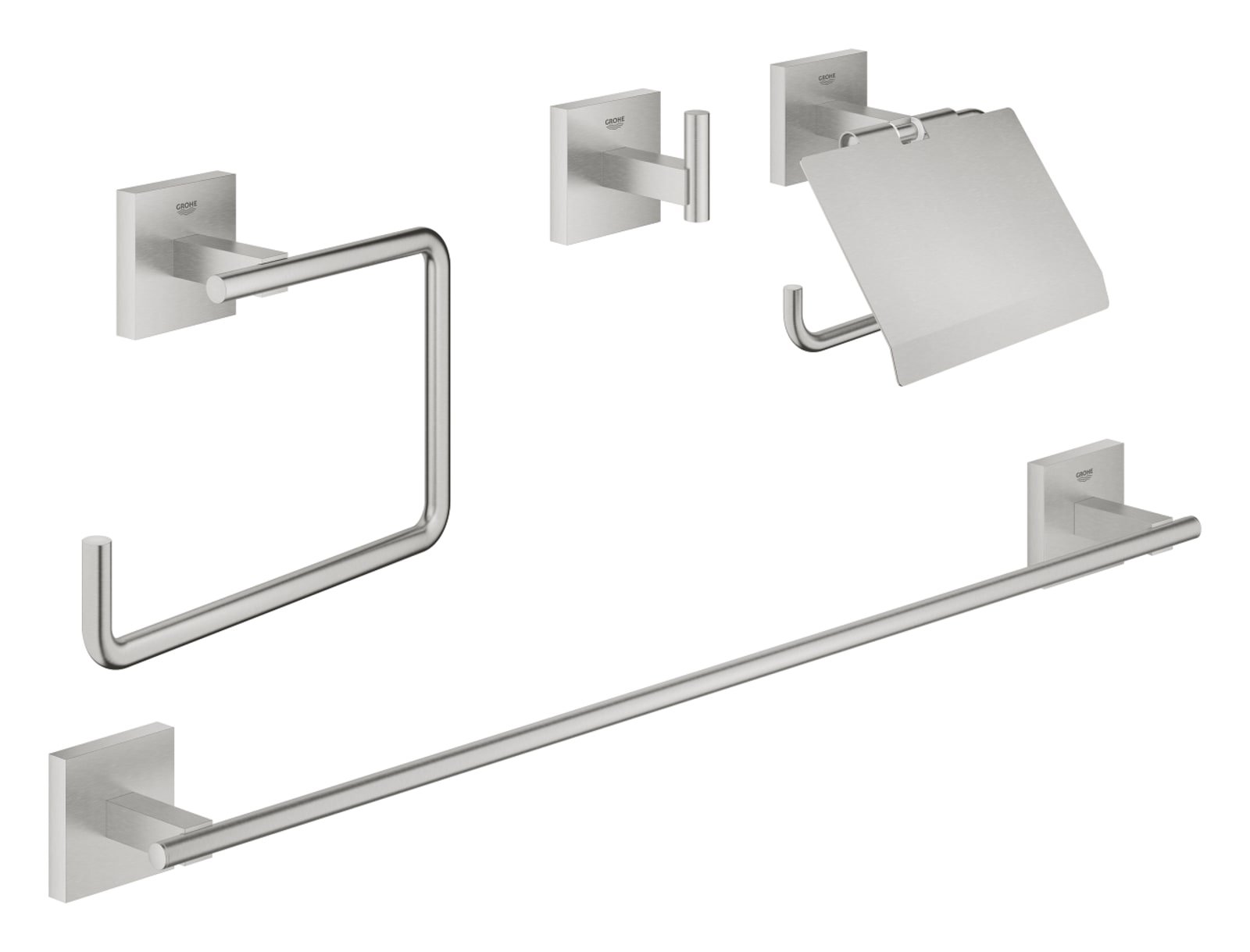 Grohe Start Cube accessoire set 4-in-1, rvs