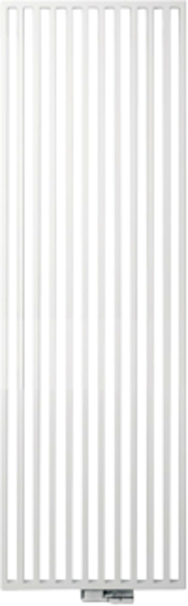 Vasco Arche VV radiator 1050W, recht, verticaal, buis rechthoekig, 3 aansluitingen, hxlxd 1800x470x45mm, antraciet grijs M301