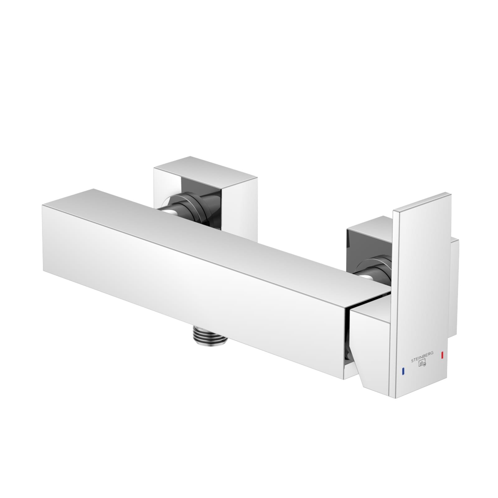 Steinberg 160 douchemengkraan eengreeps 150mm, met koppelingen, chroom