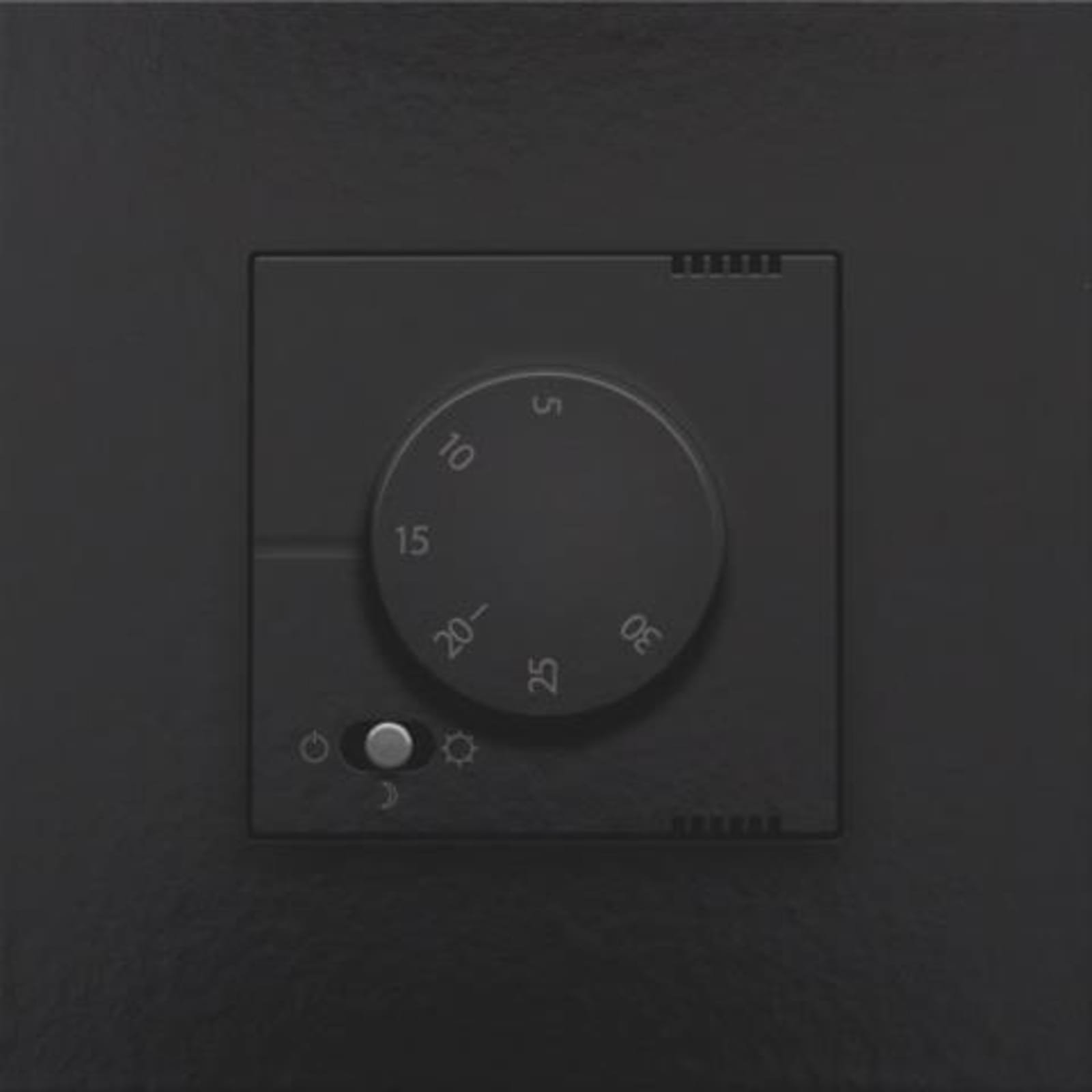 Niko Elektronische thermostaat, piano black coated, type: 200-88001