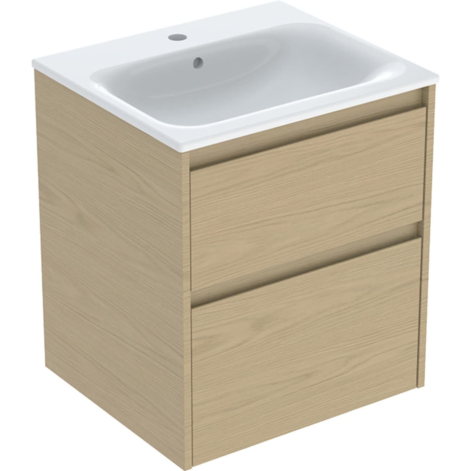 Geberit Renova Plan SR wastafelmeubelset 2LaB55 Eiken naturel