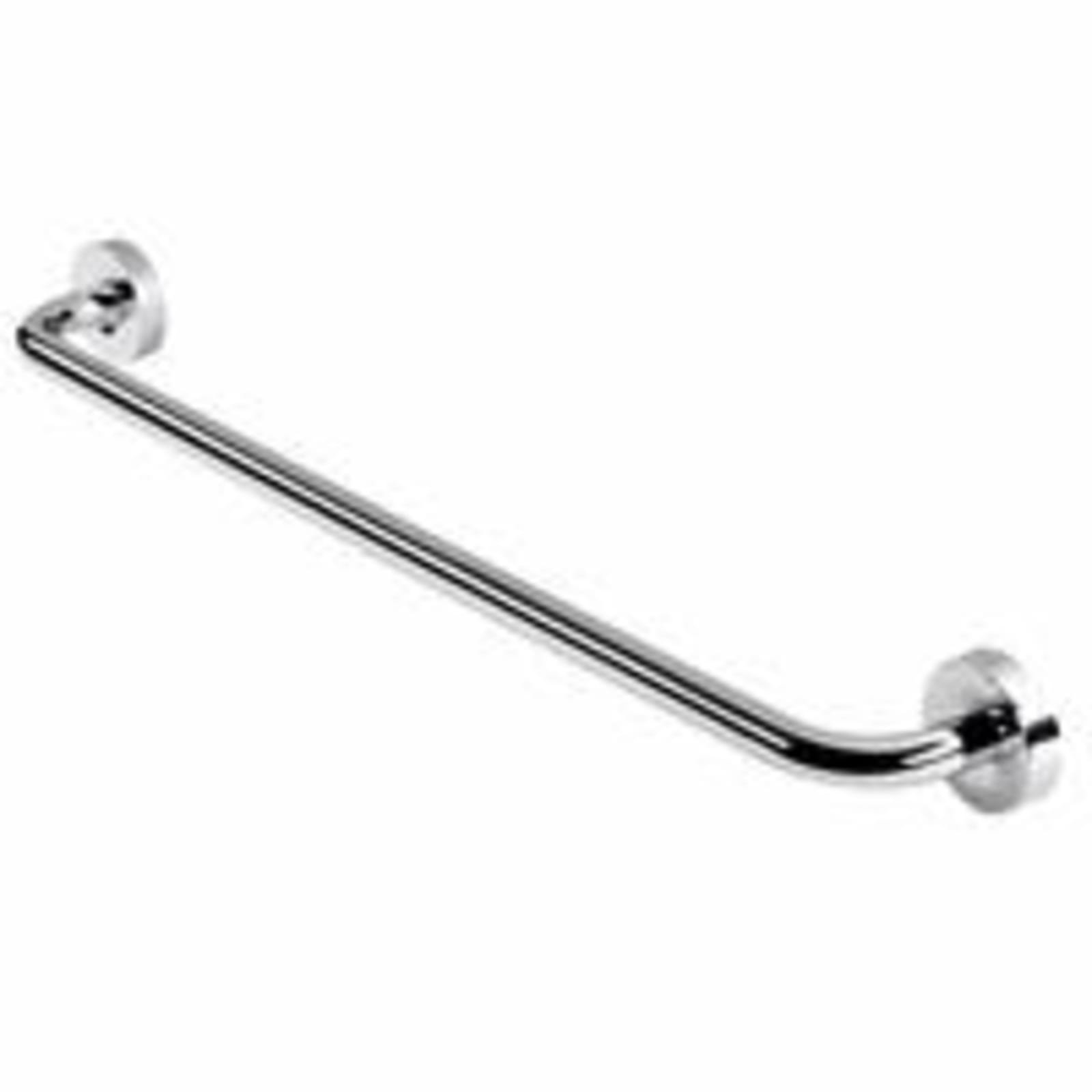 Geesa Luna handdoekhouder, rek/beugel, rvs, 1 stang, ronde rozet, hxdxl 60x73x660mm, kleur chroom