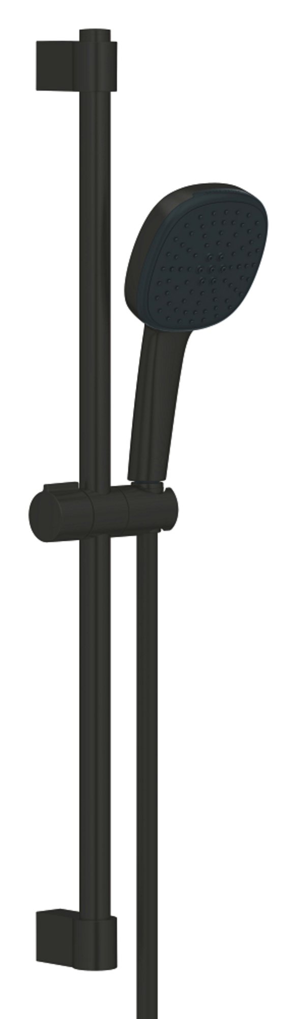Grohe Tempesta 110 Cube Glijstangset 2 Straalsoorten, 600Mm, Max 8,0L/M Bij 3 Bar, Matte Black