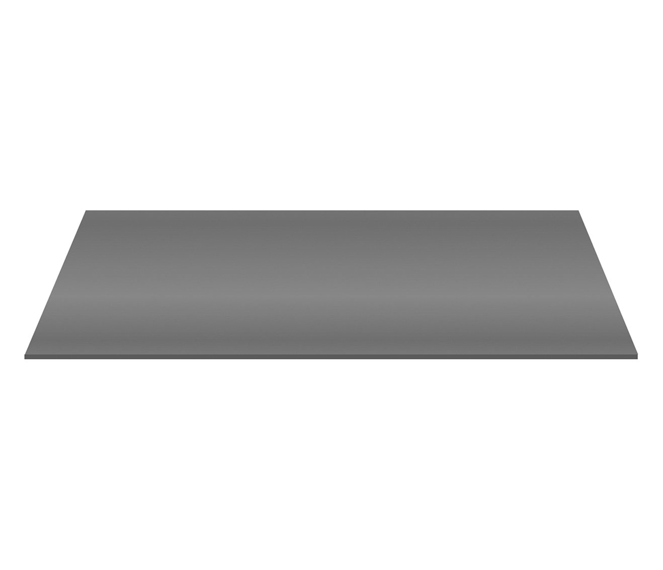 ALONI WASTAFELTABLET MDF (118.4X45.5X2.6 CM) - GLANZEND GRIJS