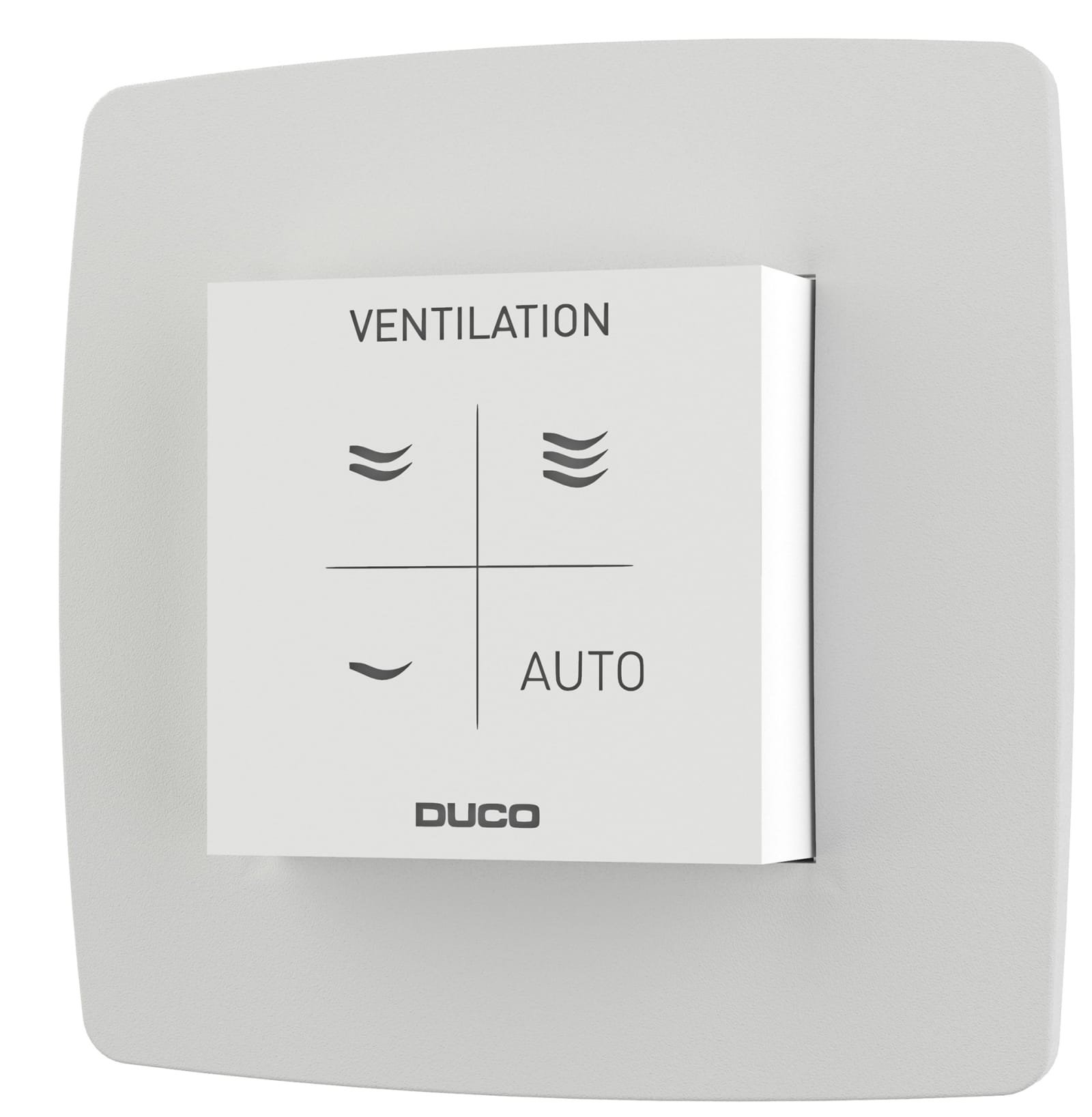 Duco vocht ruimtesensor met bediening RF/W, Wit
