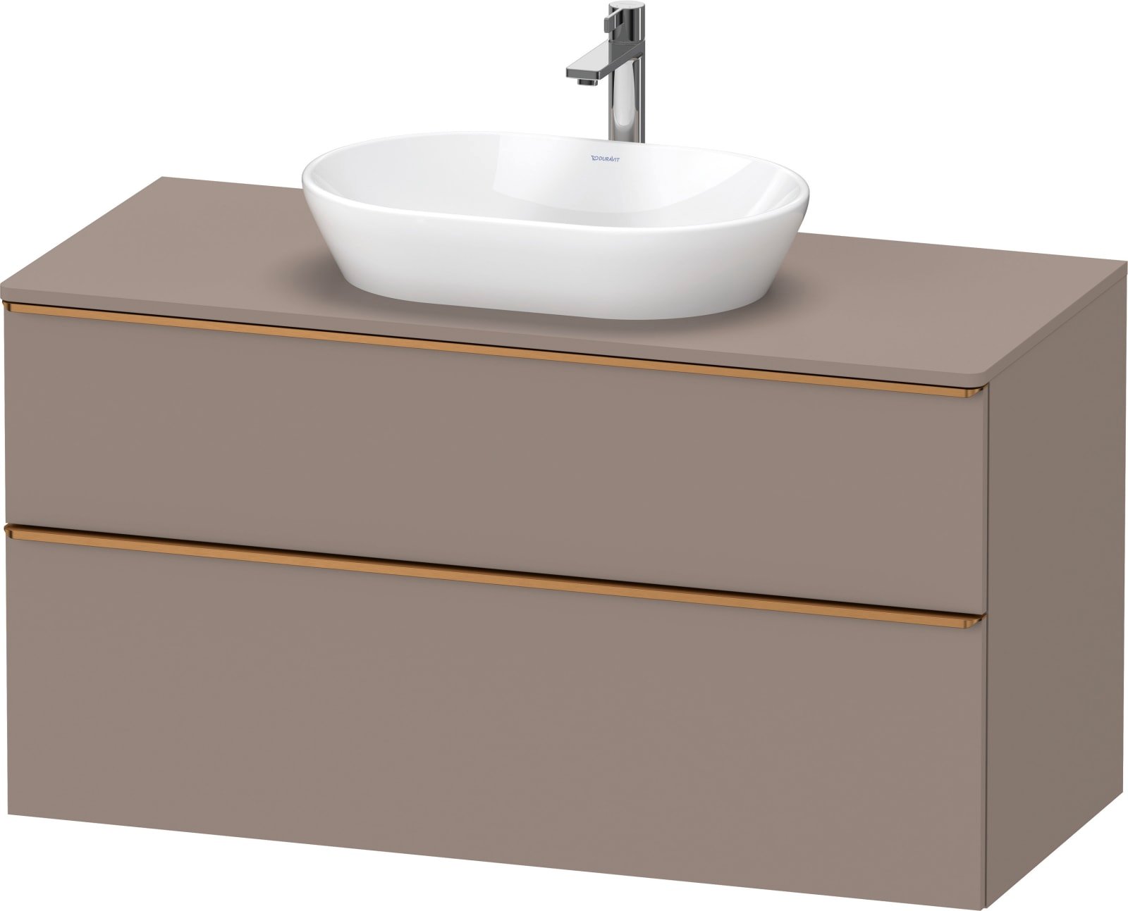 D-Neo Console wastafelonderbouw hangend Basalt Mat (1200895182)