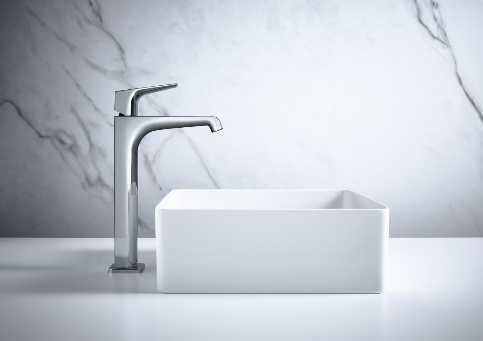 Hansgrohe Axor Citterio E wastafelmengkraan 250 keramisch kardoes, mat zwart