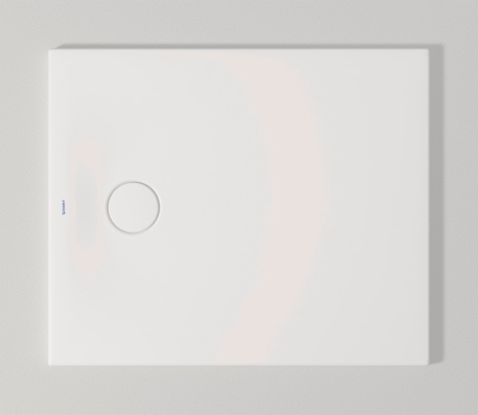 Duravit Tempano Douchebak  900x750 mm Wit, vloergelijk, Halfinbouw, Opstaand, materiaal: Sanitair acryl, vierkant – 720191000000001