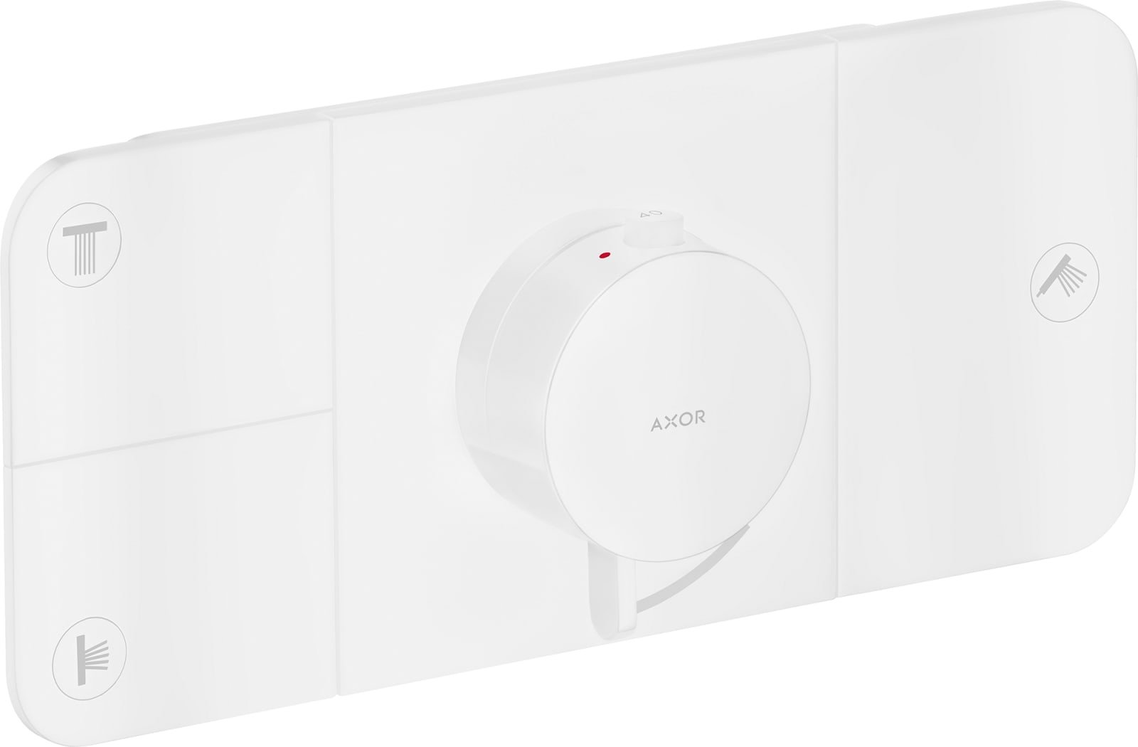 Hansgrohe Thermostat conc.Axor One fnish SET 3 outlet matt white