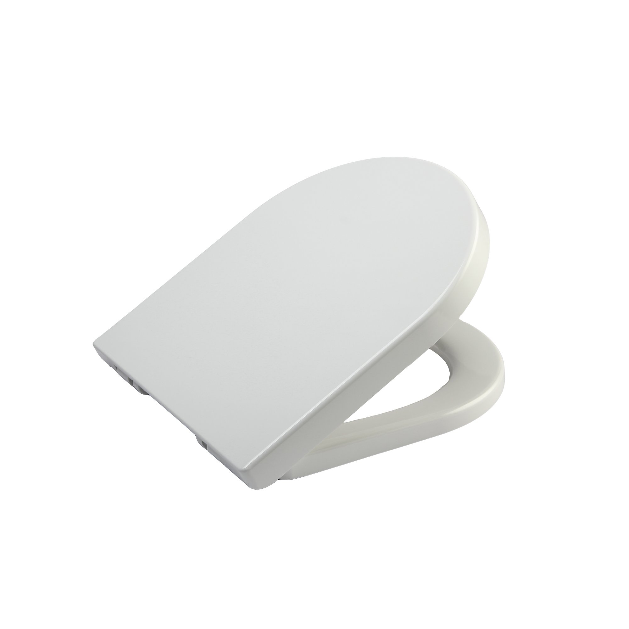 ALONI PREMIUM WC-ZITTING - SOFT CLOSE - QUICK RELEASE - TOPFIX - DUROPLAST - RVS SCHARNIEREN - GLANZEND WIT