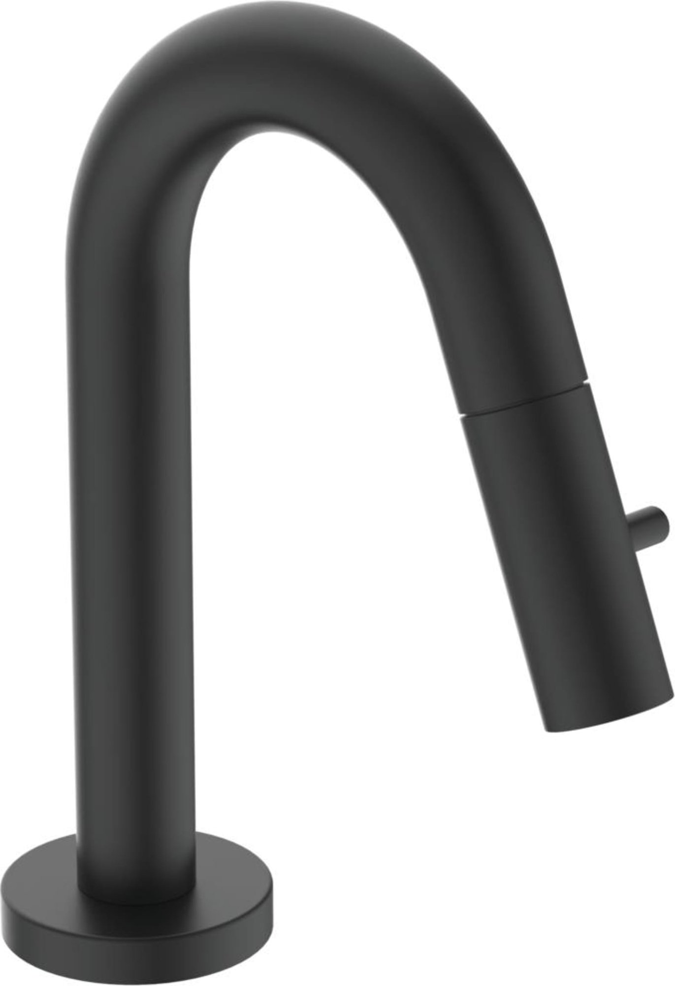 Ideal Standard Idealstream koudwaterkraan met hoge uitloop 125mm, silk black