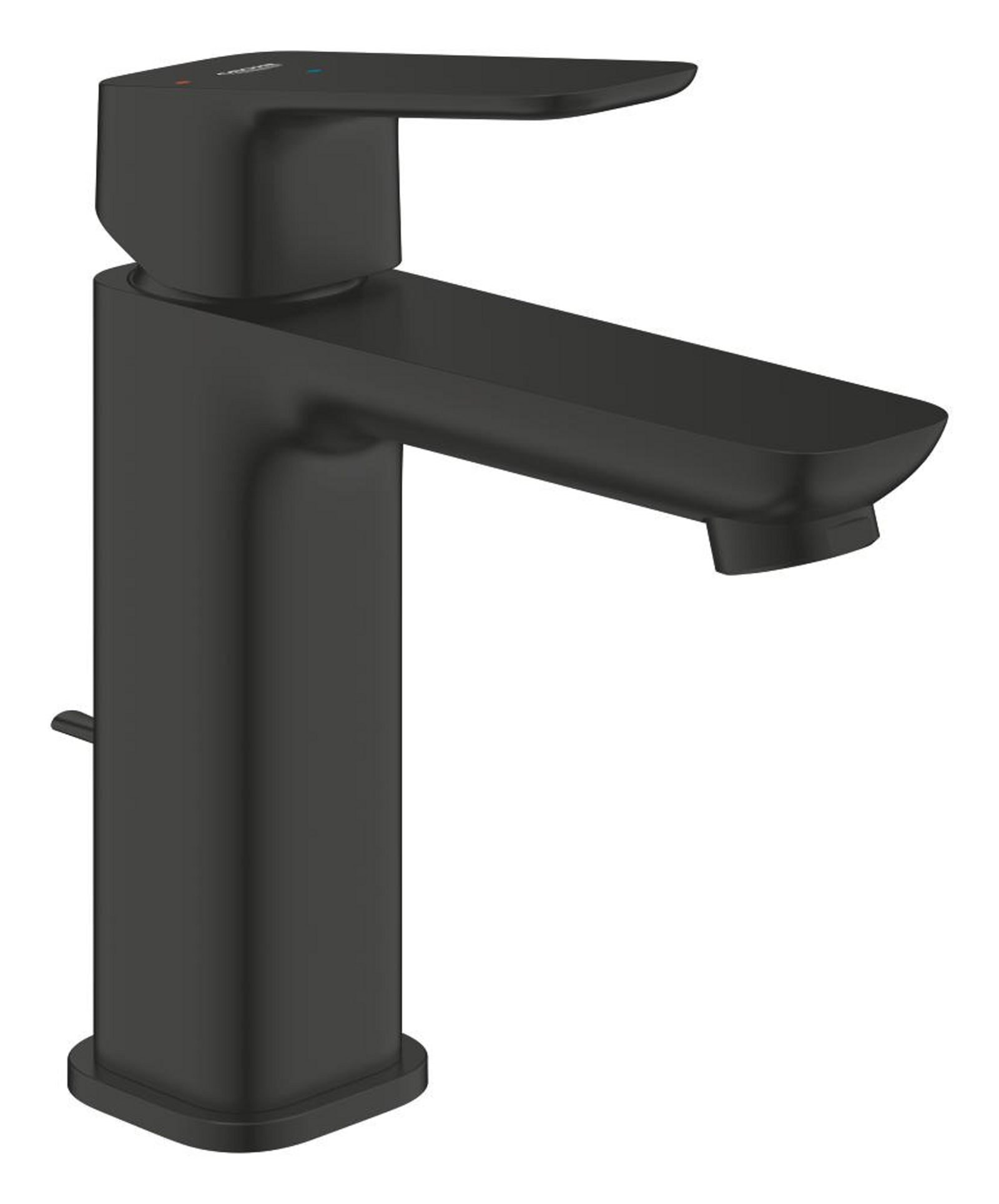 Grohe Cubeo M-Size Wastafelmengkraan Es M/Waste, Matte Black