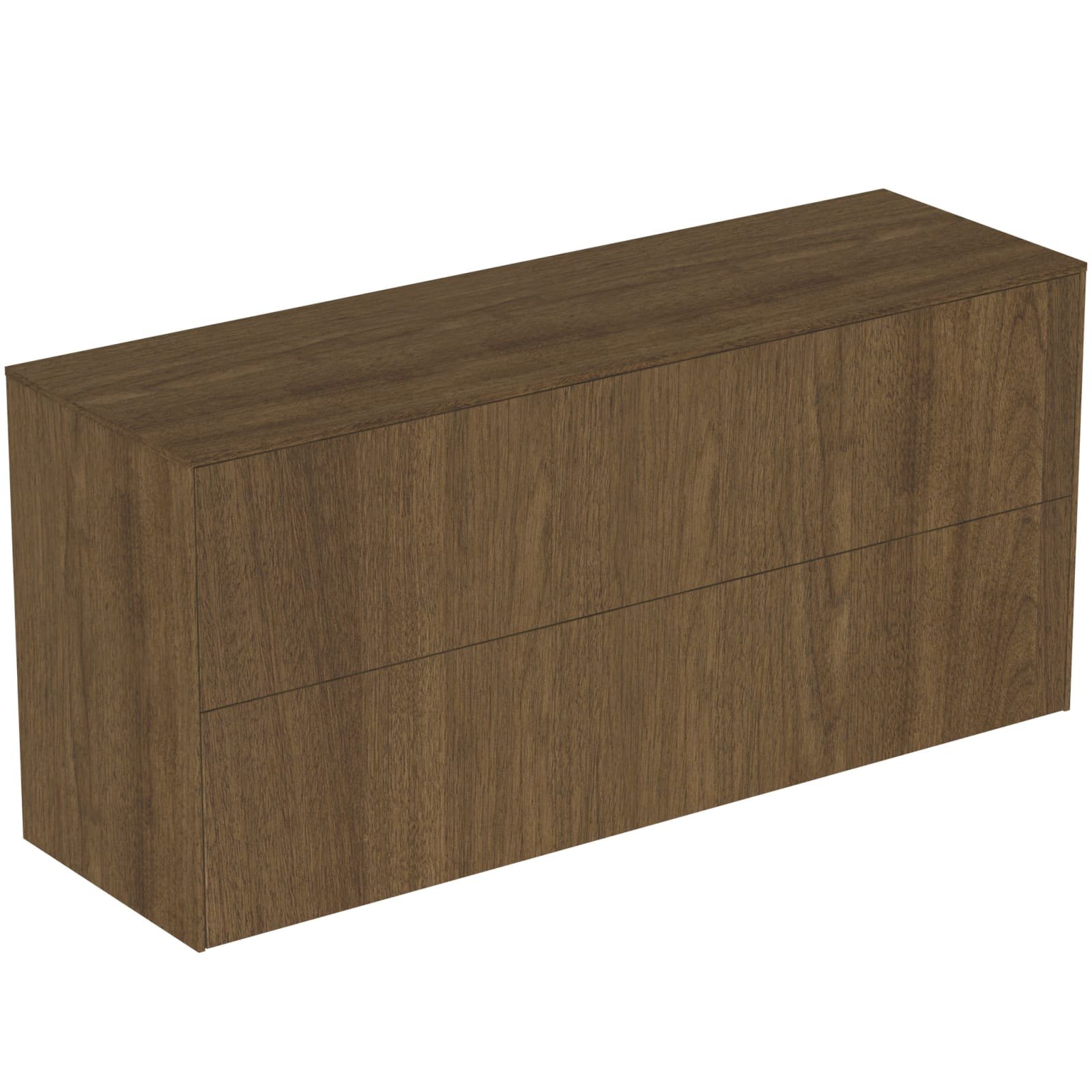 CONCA | WASTAFELMEUBEL 1202X373X550 MM DARK WALNUT, 2 LADEN