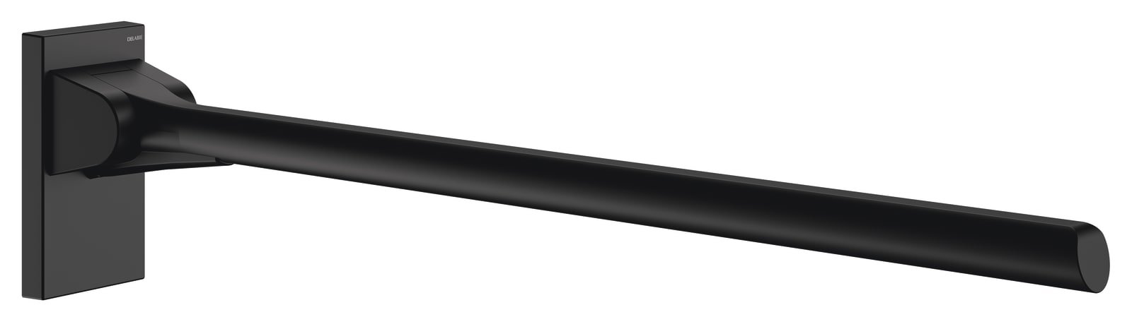 Opklapbare Be-Line greep Ø42 L.850 mat zwart aluminium