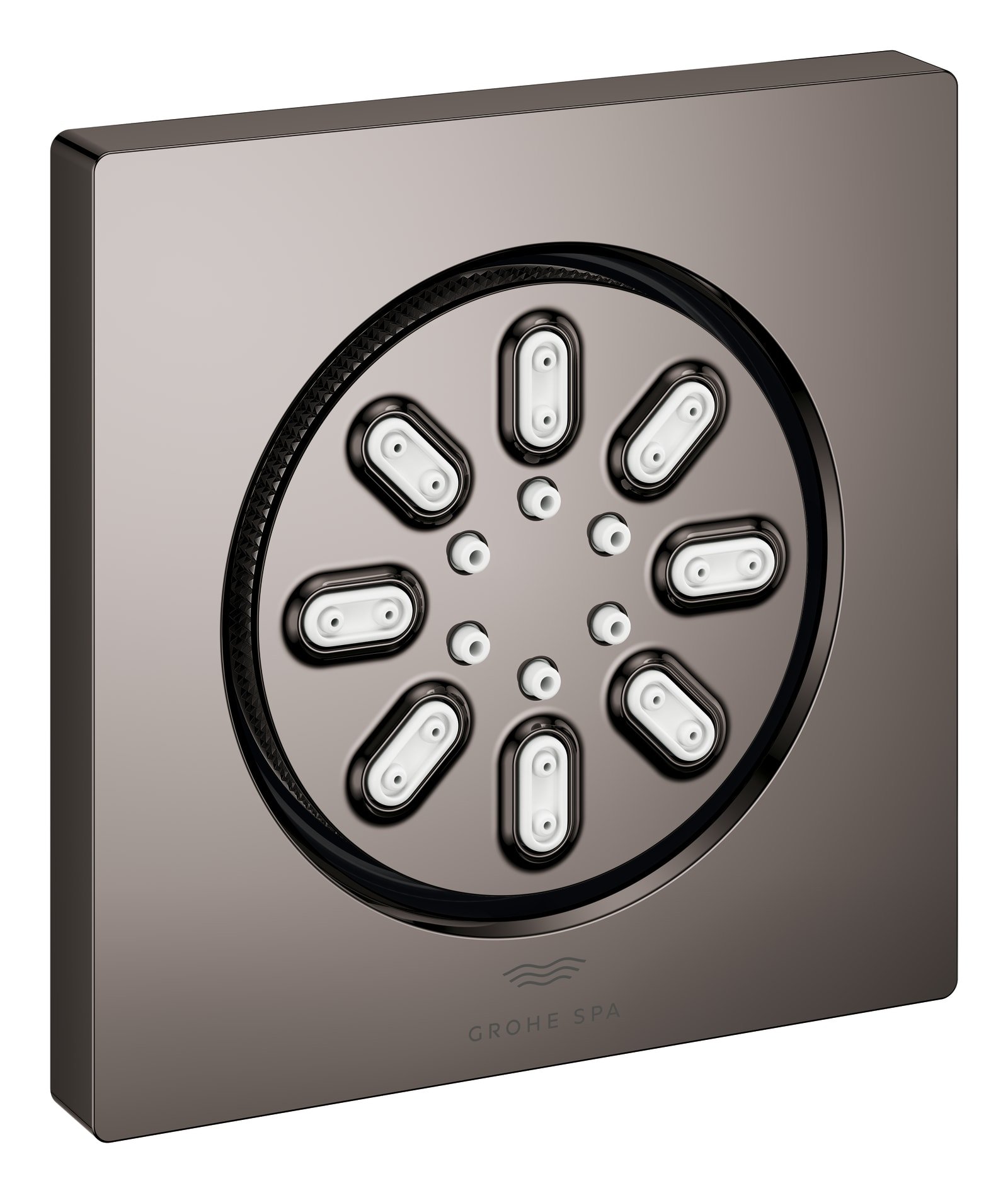 Grohe Rainshower Aqua 75 zijdouche vierkant met 2 straalsoorten, hard graphite