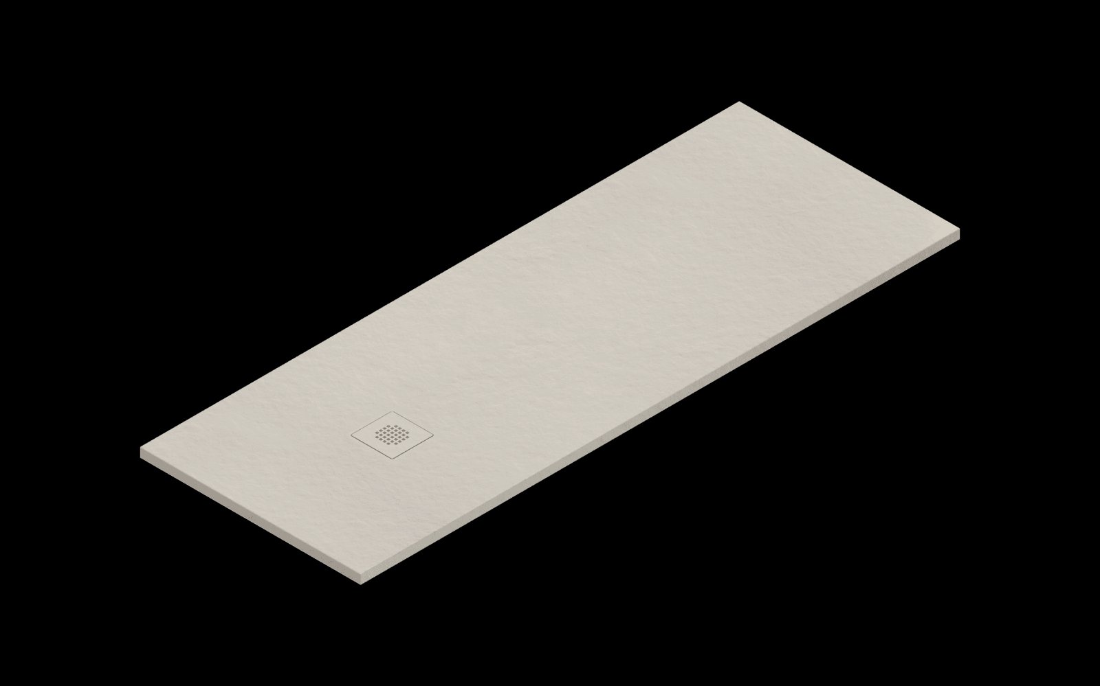 Catalano H3 Solid surface DOUCHEBAK 190X70 Satin Sabbia