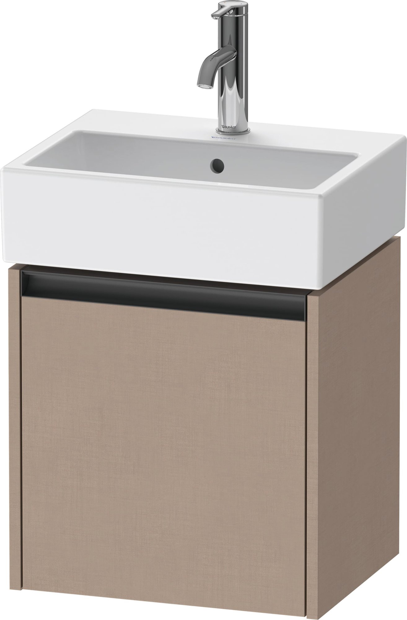 Duravit Ketho.2 Wastafelonderbouw hangend, Linnen Mat, rechthoekig, aantal deuren: 1 – K25070L75750000