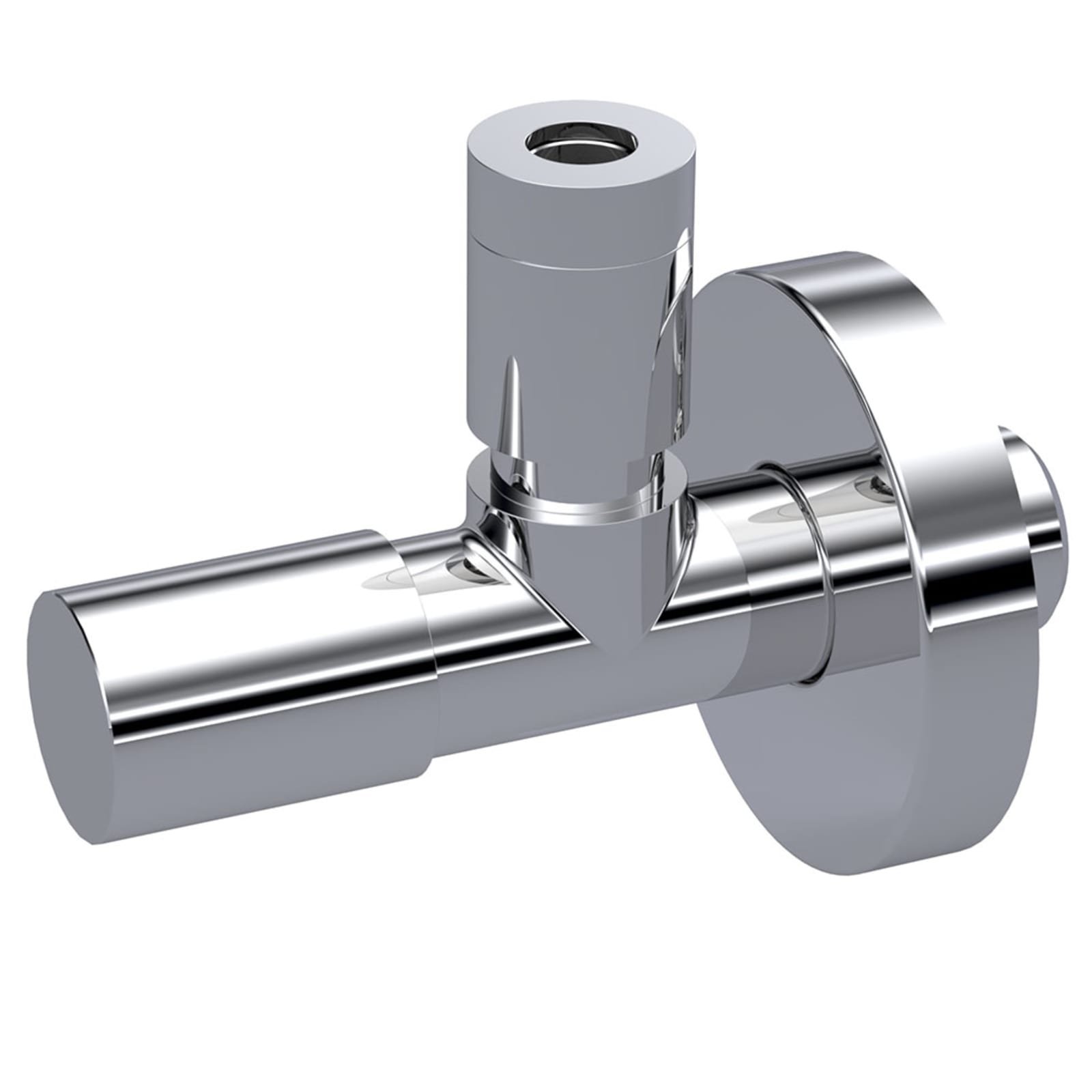 Hoekstopkraan Linea 1/2'' bui.dr. x 10 mm knel / chroom / lang model