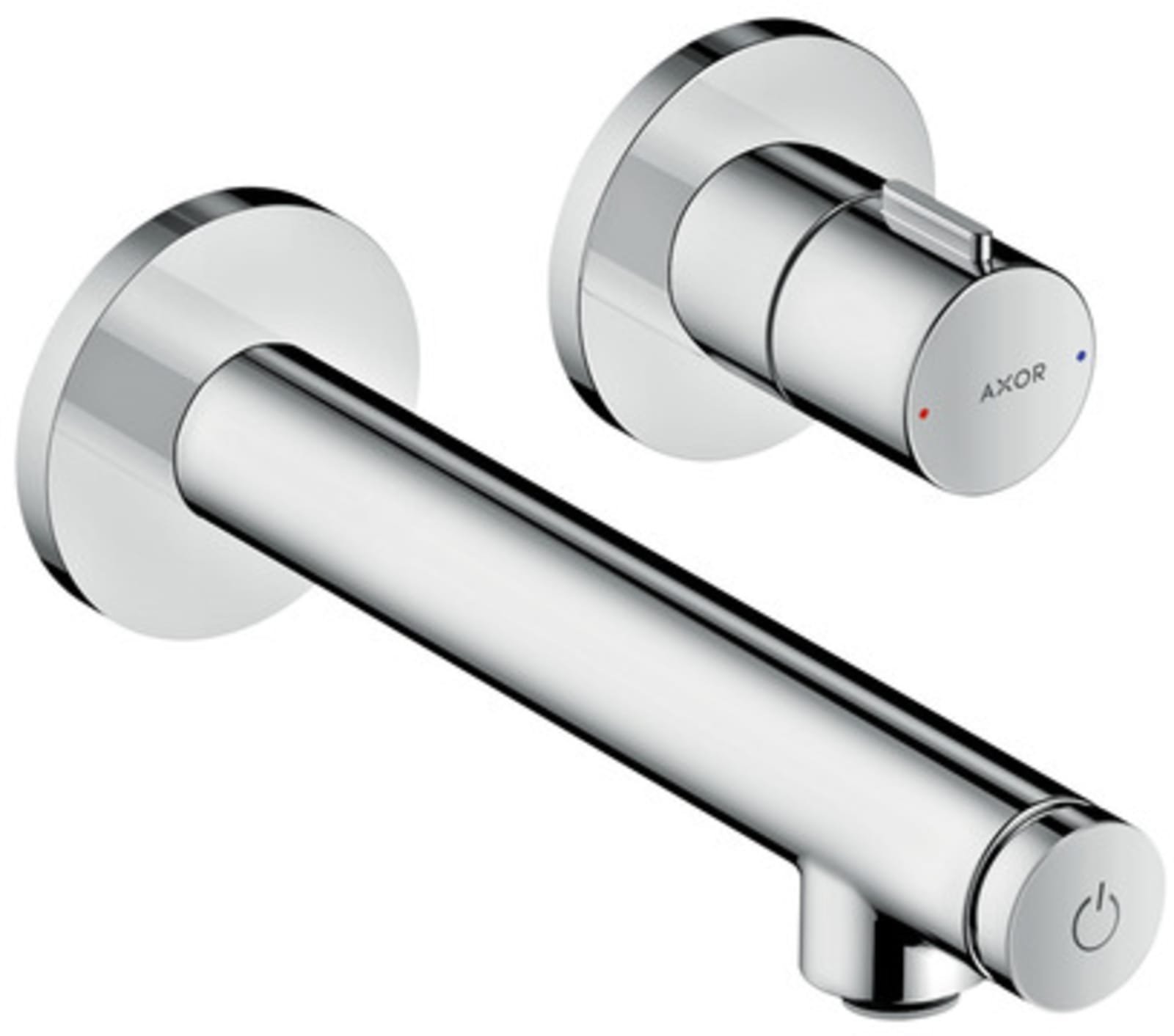 Hansgrohe AXOR Uno Select inbouw wastafelmengkraan 165 wandmontage, chroom