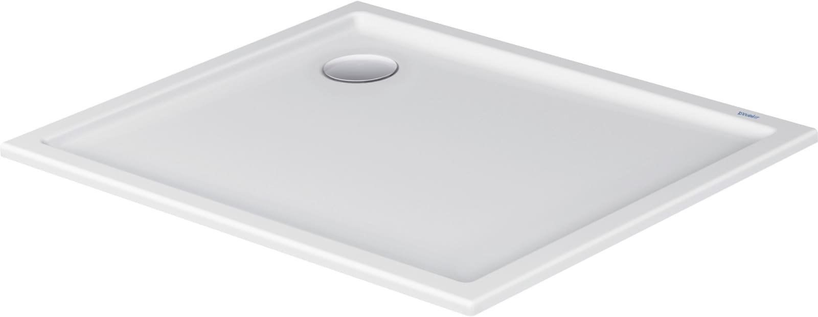 Duravit Starck Slimline Douchebak 900x750 mm Wit, hoek links, hoek rechts, materiaal: Sanitair acryl, rechthoekig – 720117000000000