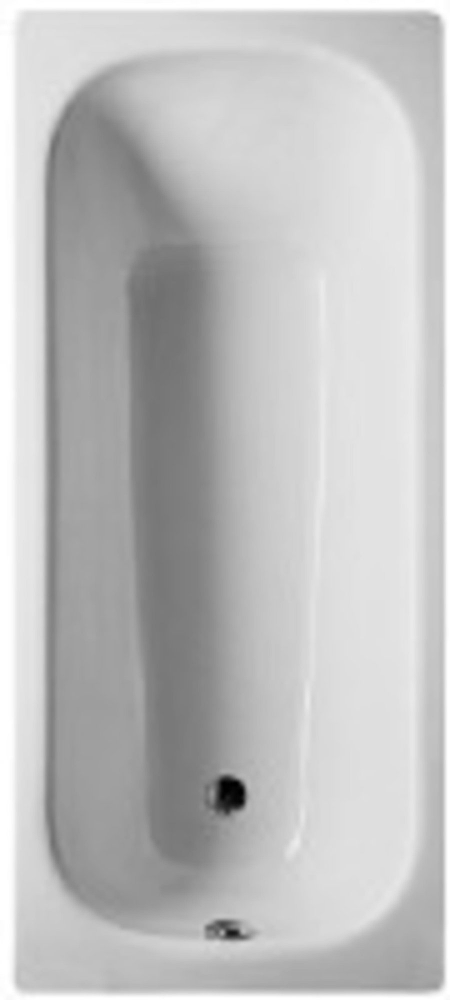 Bette BetteClassic, Ligbad, rechthoekig, 1260mm ligmaat, zonder poten, 1700 x 750 x 450mm (LxBxH), wit