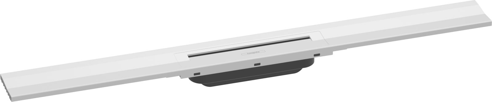 Hansgrohe RainDrain Flex rechte douchegoot 800 inkortbaar wandmontage mat wit