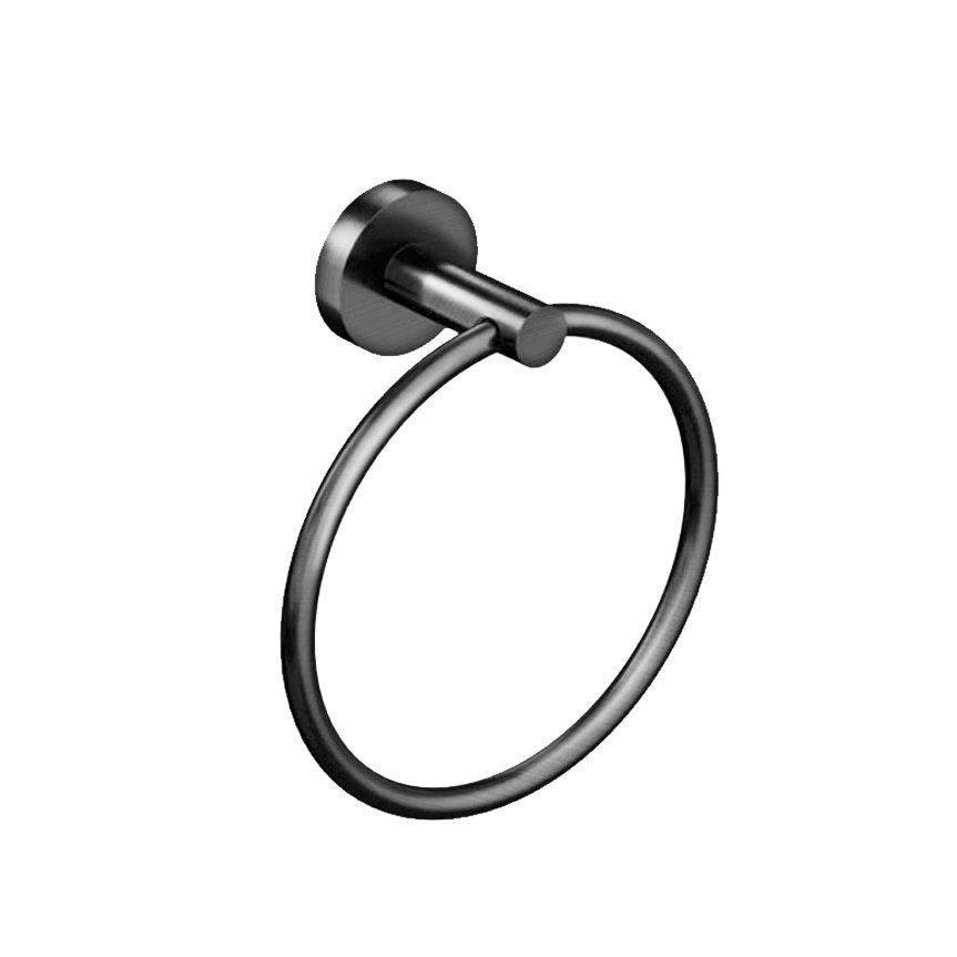 ALONI HANDDOEKRING 16 CM - GUNMETAL