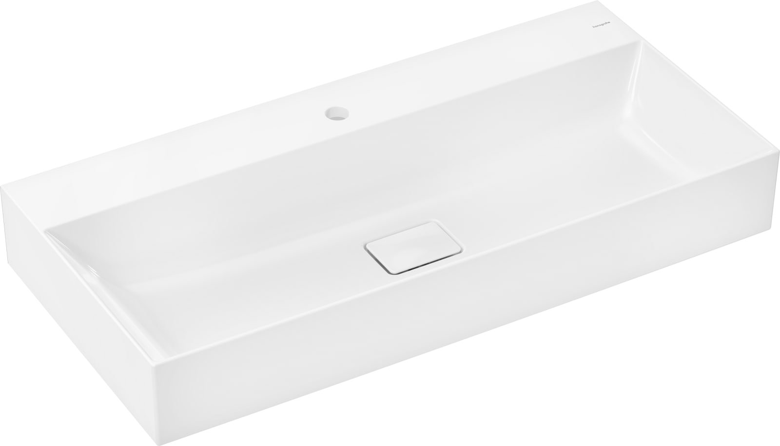 Hansgrohe Xevolos E opzetwastafel gesl 1000/480 m krgt z overl, SmartClean, wit