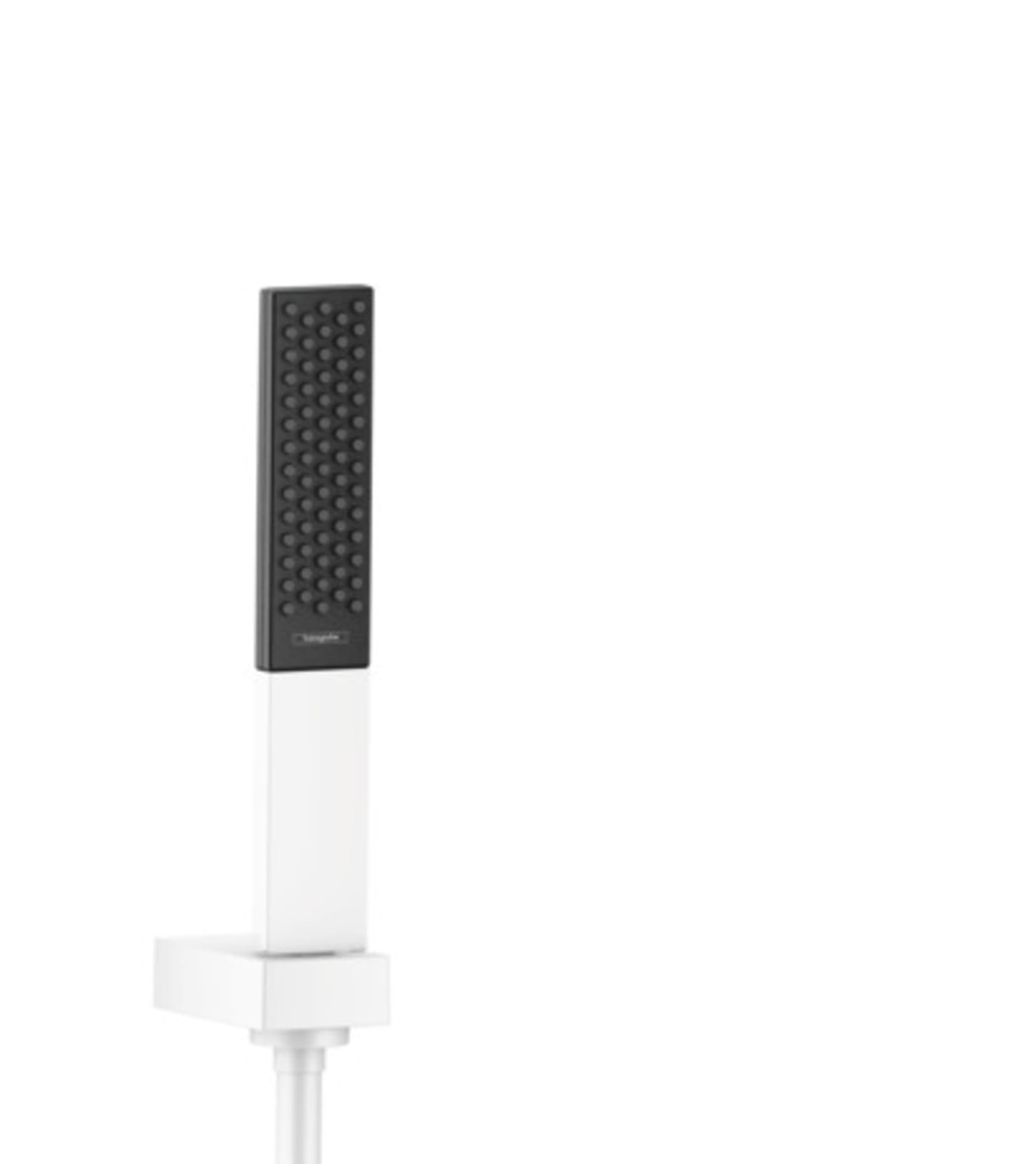 Hansgrohe Rainfinity PowderRain, Doucheset, 100mm handdouche, 1600mm doucheslang, 1jet, met douchehouder, mat wit