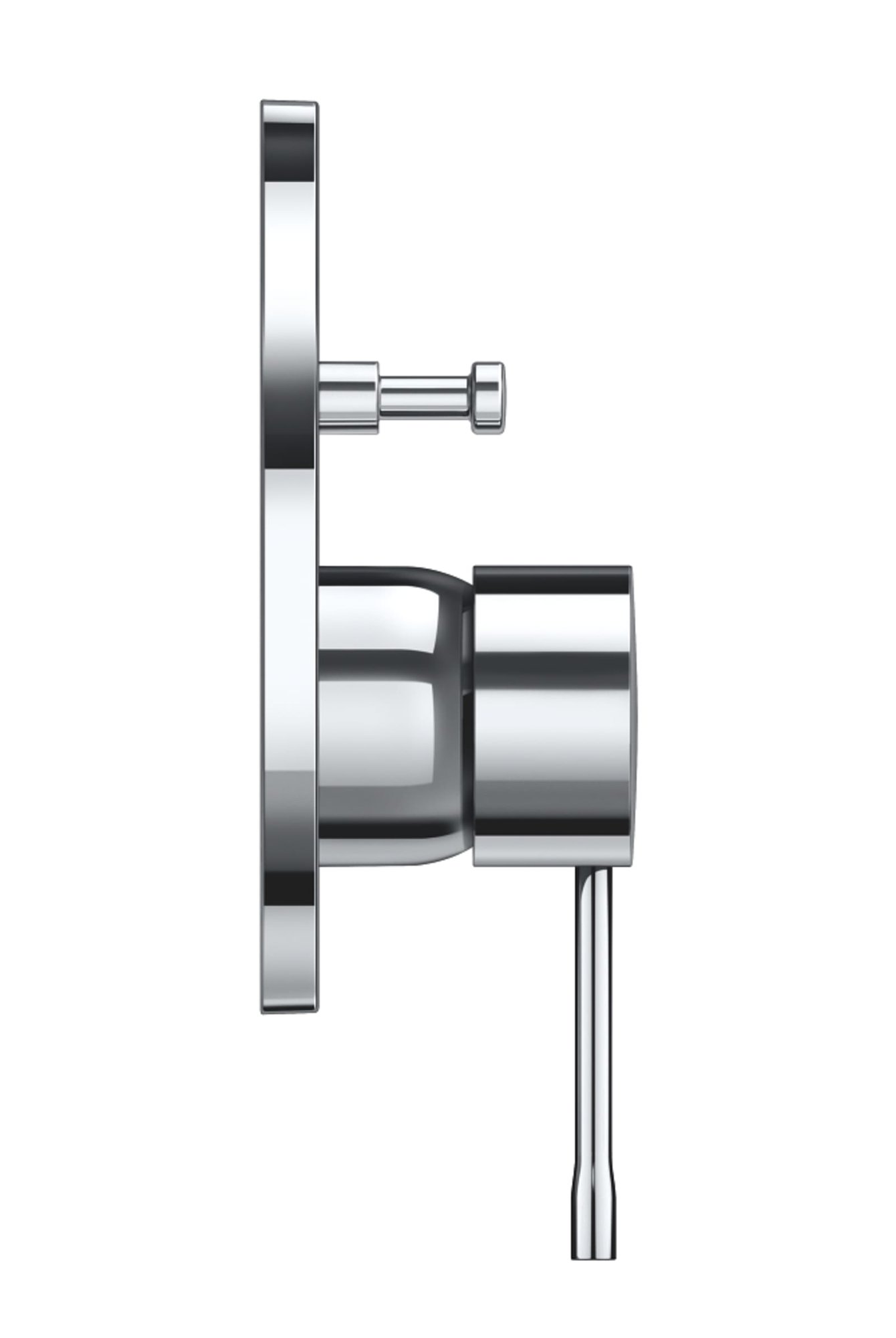 Grohe Essence New, Inbouwmengkraan opbouwdeel, (bad), wand, eengreeps, met 2x omstelinrichting, chroom
