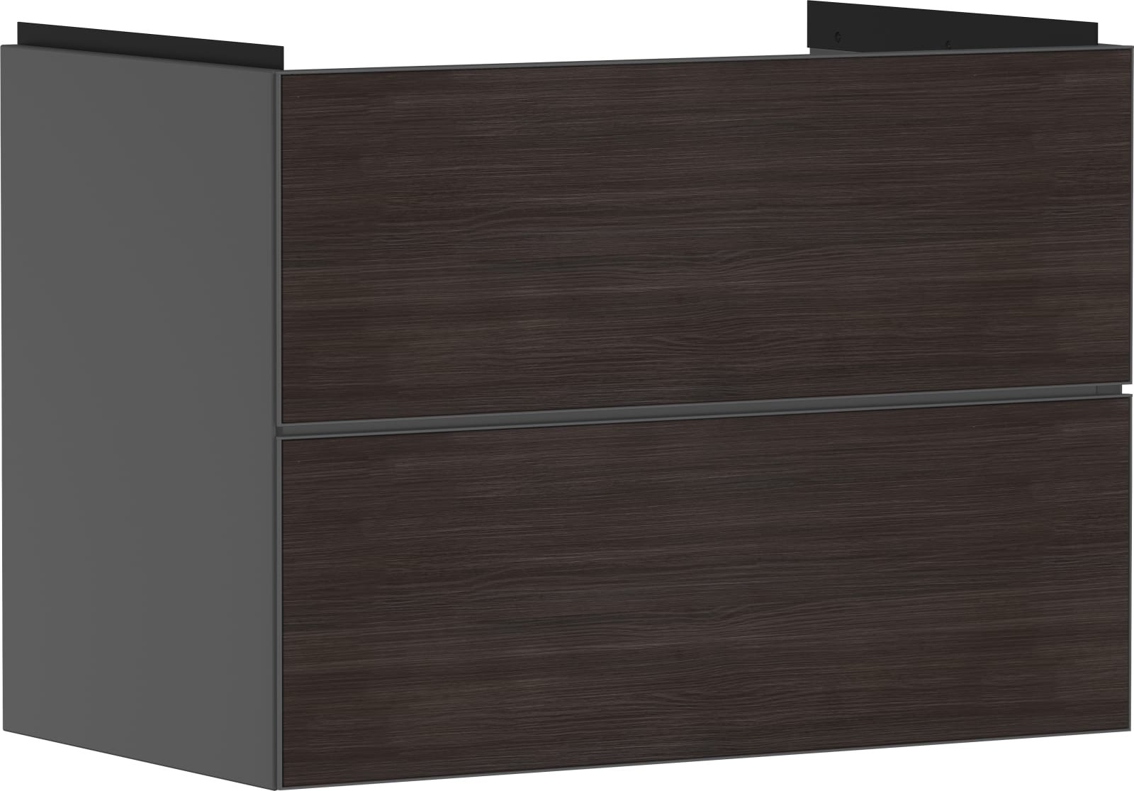Hansgrohe Xevolos E meubel Slate Matt Grey 780/475 met 2 lades wastafel (1200771269)