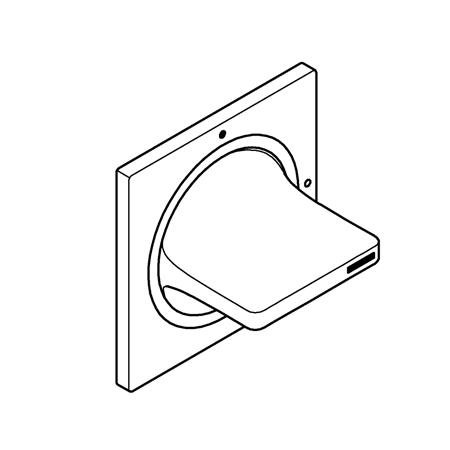 Grohe Allure opbouwdeel cool sunrise geborsteld mat goud