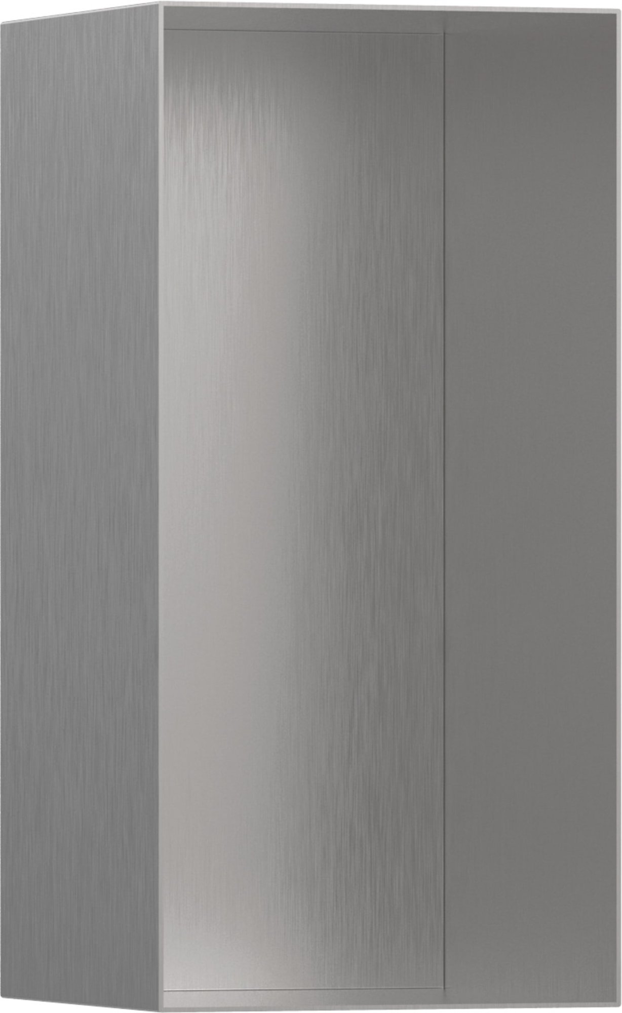 Hansgrohe XtraStoris Minimalistic wandbox open frame 300/150/140 Brushed Stainless Steel