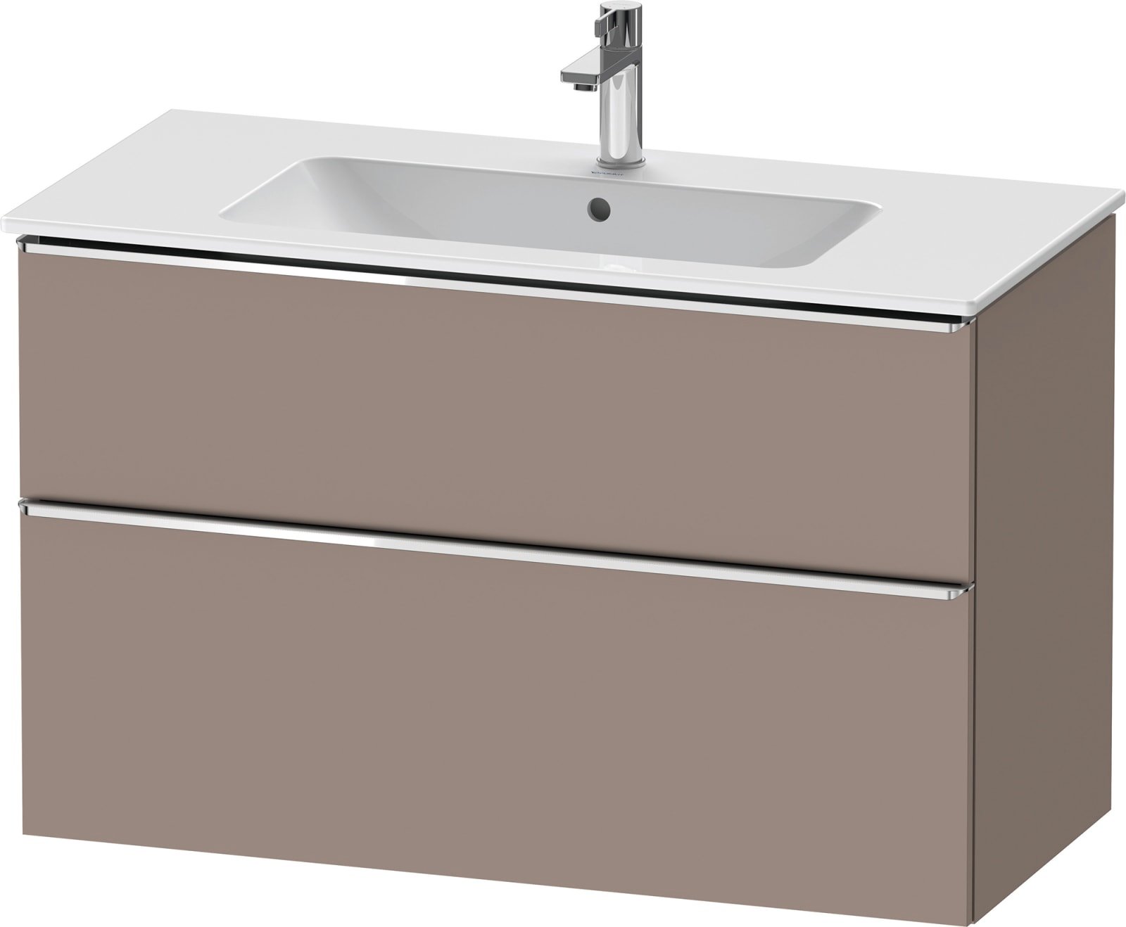 D-Neo Wastafelonderbouw hangend Basalt Mat (1200894062)