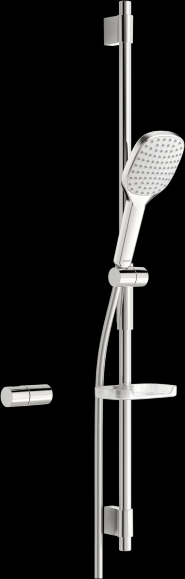 HANSA ACTIVEJET STYLE doucheset, 1 str, Ø120mm, max.970 mm, zeepschaal