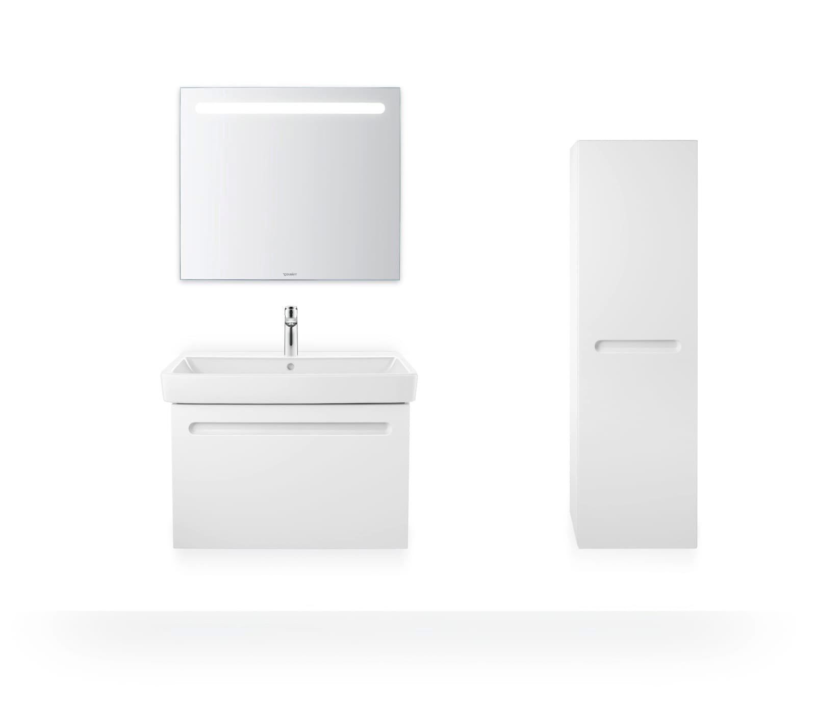 Duravit Duravit No.1 Halfhoge kast, Wit Mat, vierkant, aantal deuren: 1 – N11308L18180000