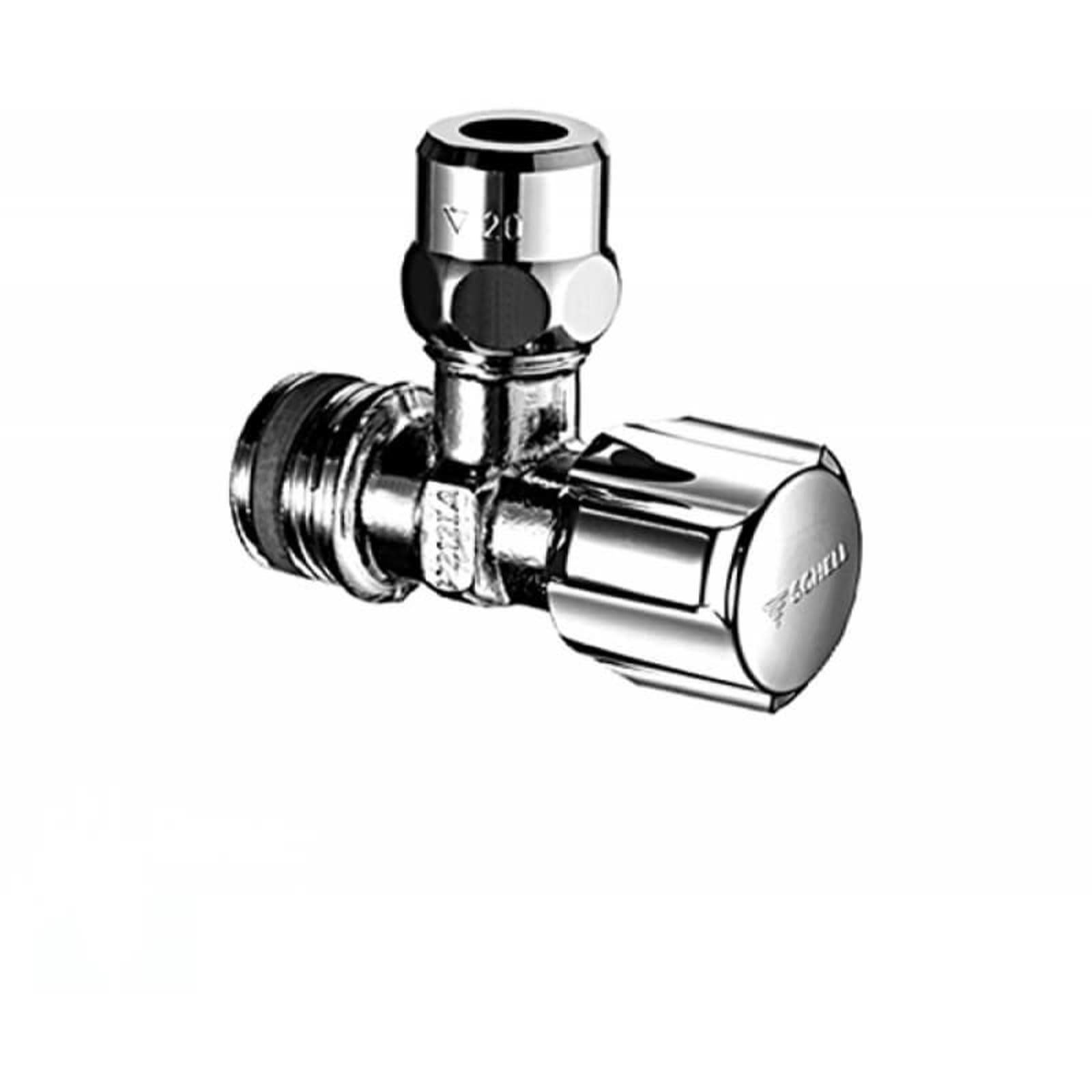 Chroom hoekstopkraan ½" bui x 10 knel