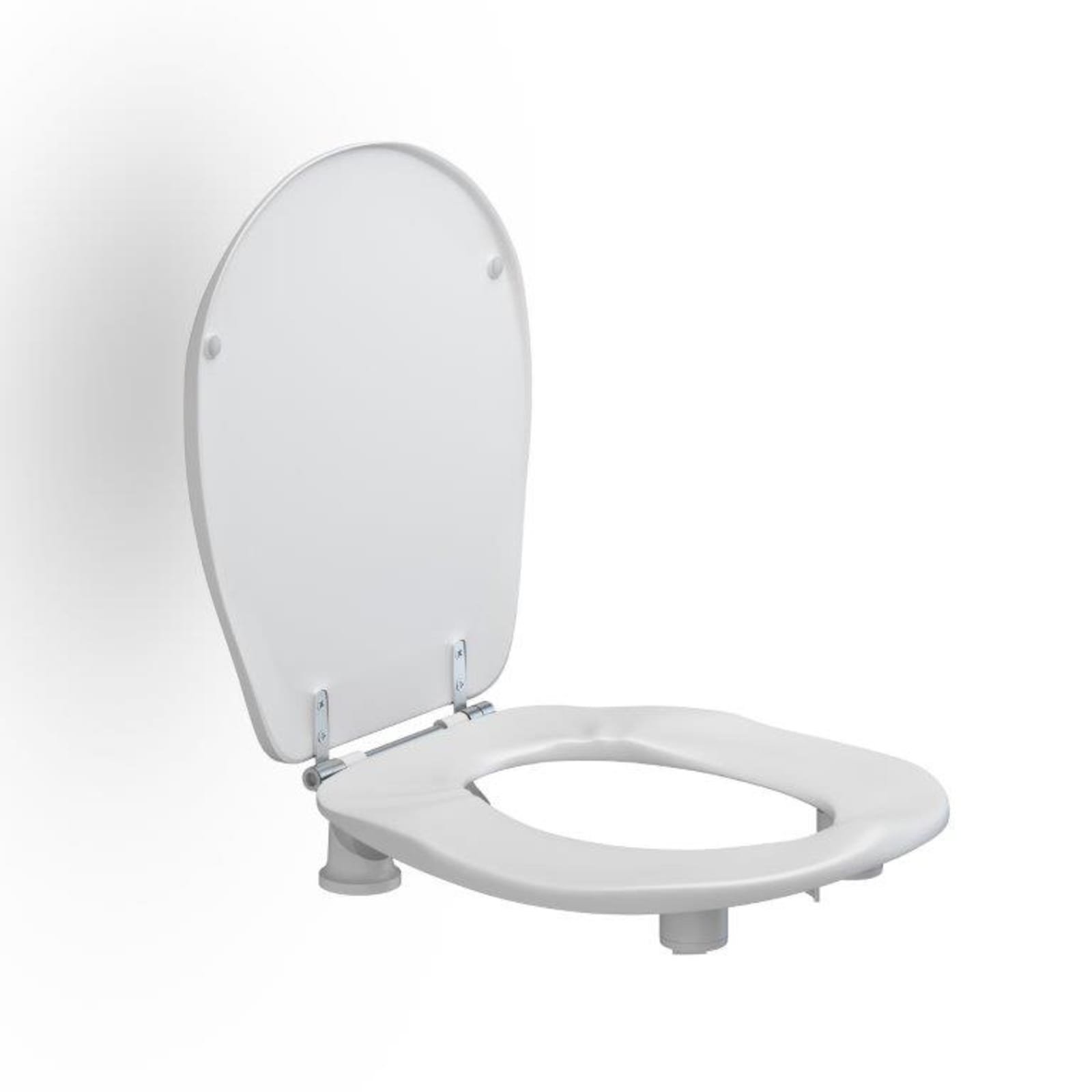 Pressalit toiletzitting ergosit 5cm met deksel, wit