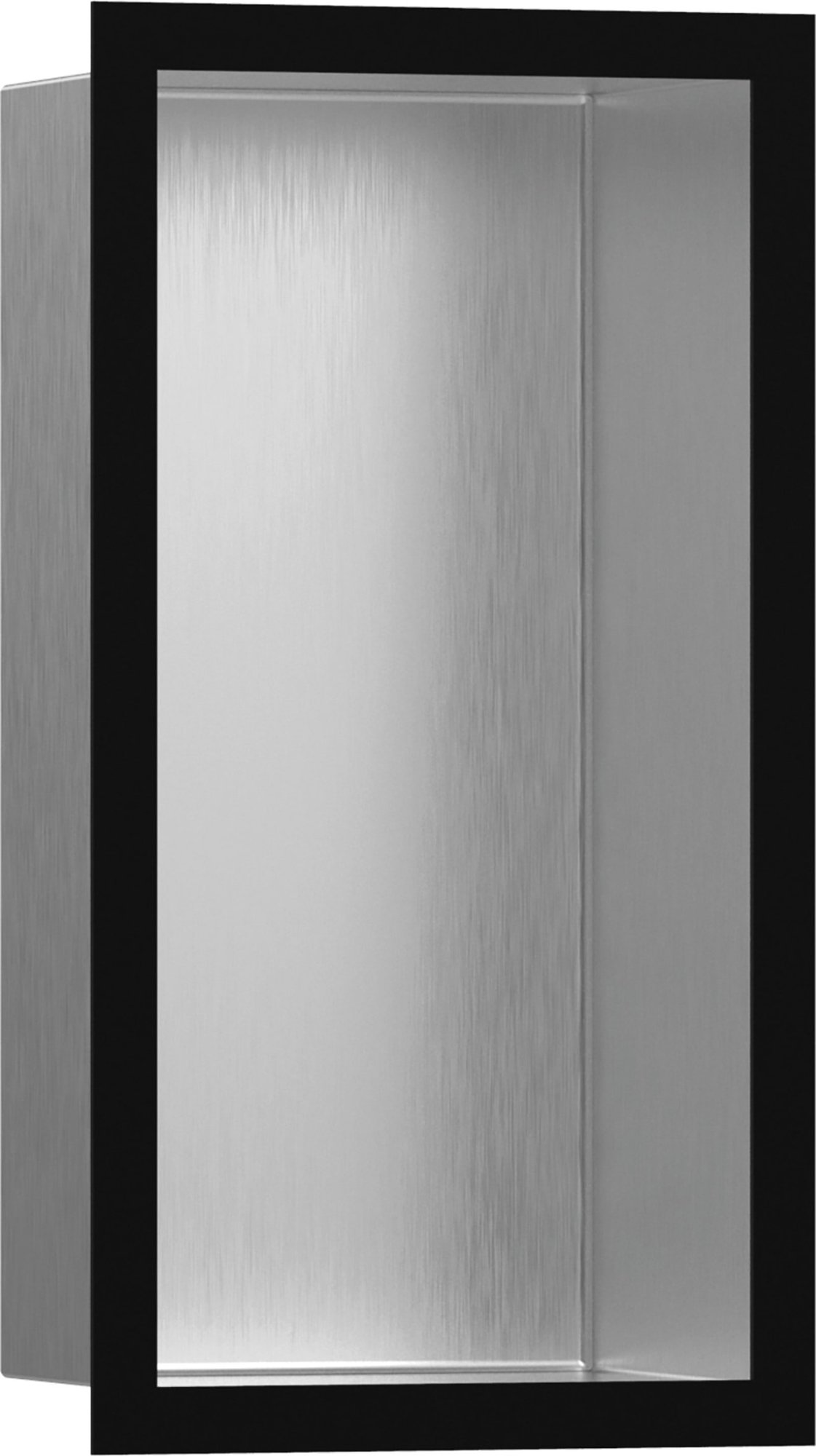 Hansgrohe XtraStoris Individual wandbox RVS met designframe 300/150/100 mat zwart