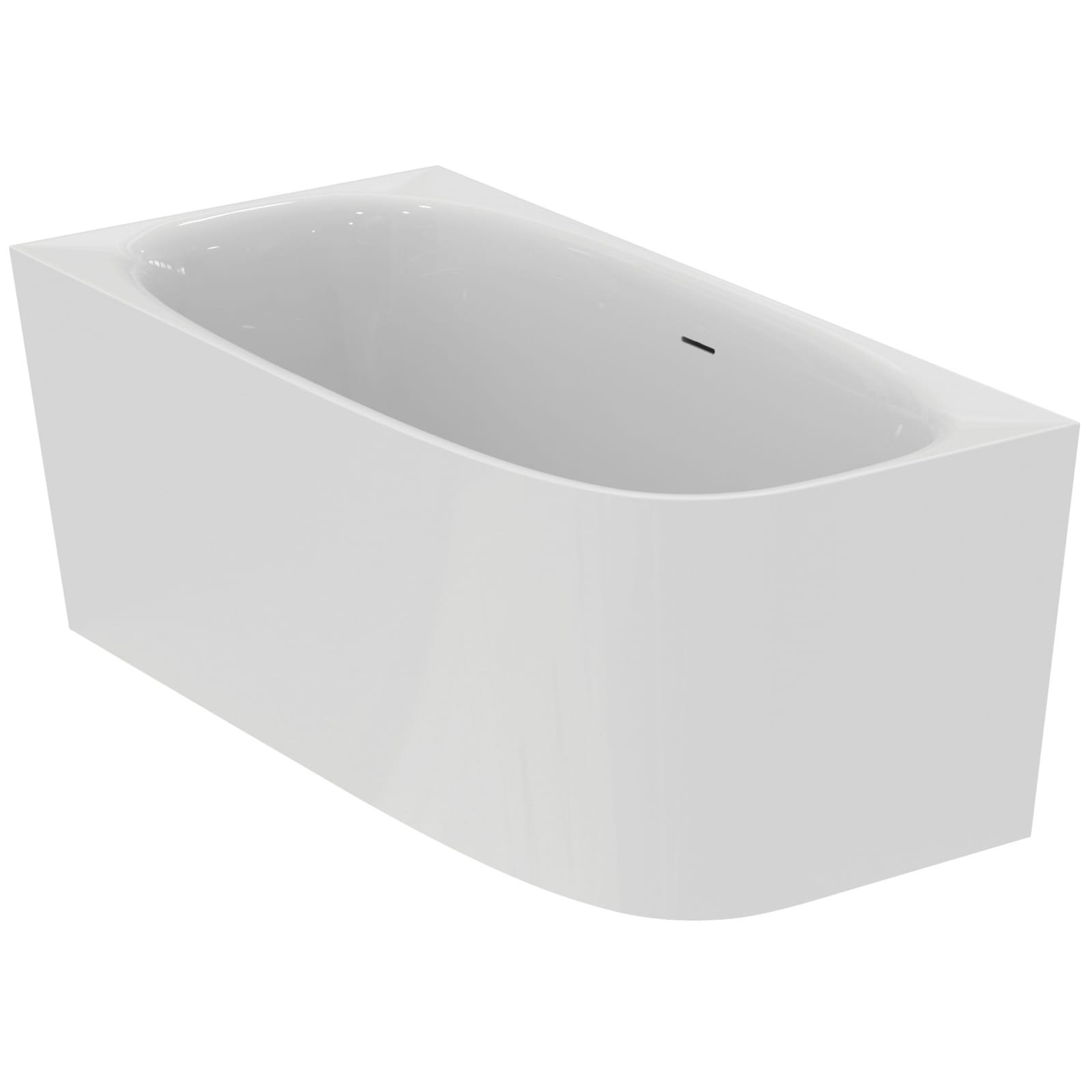 DEA | RUIMTEBESPAREND BAD 1500X750X610 MM LINKS GLANZEND WIT