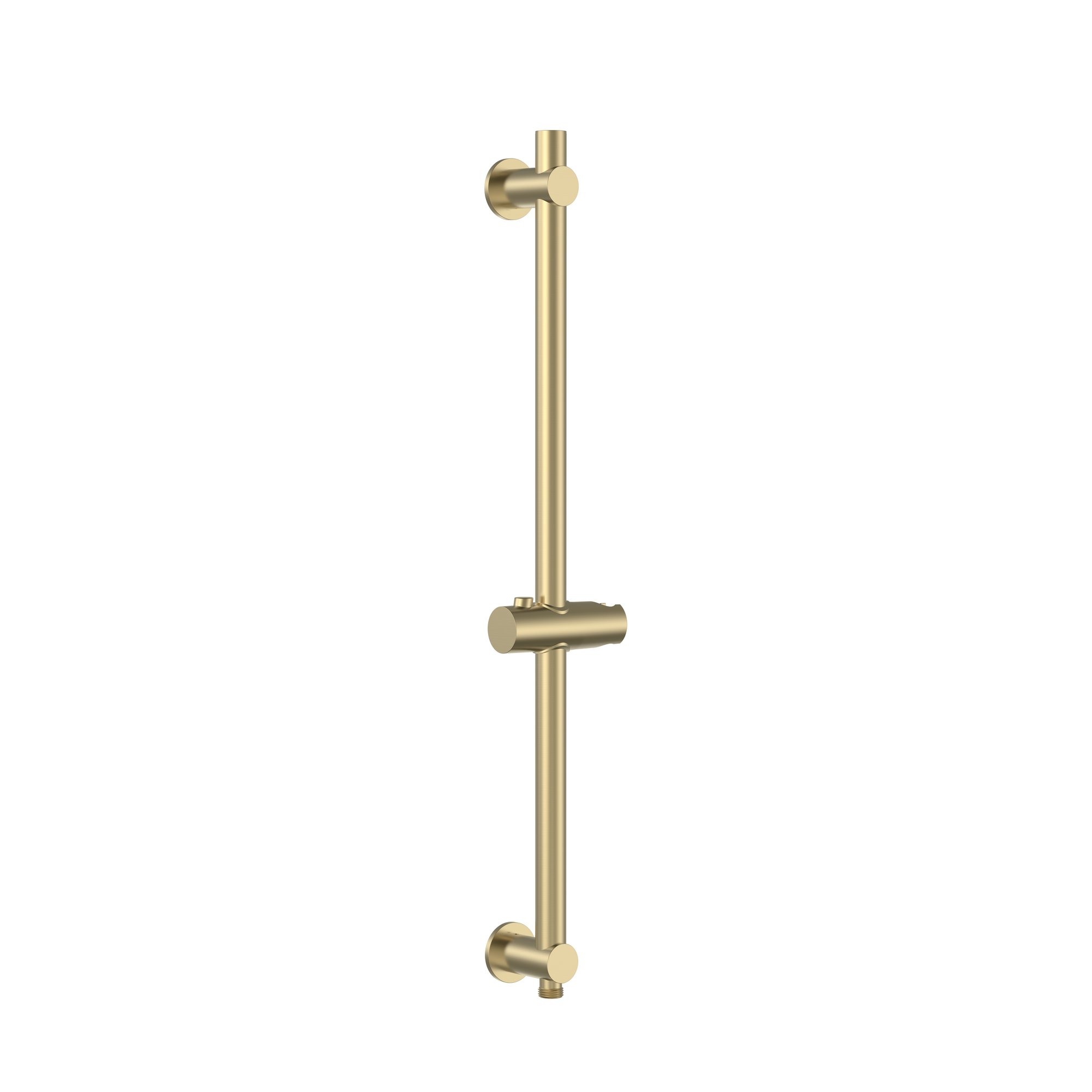 UNIFORMA DOUCHEGLIJSTANG - MET WATERAANSLUITING - 69 CM - GEBORSTELD GOUD (PVD)