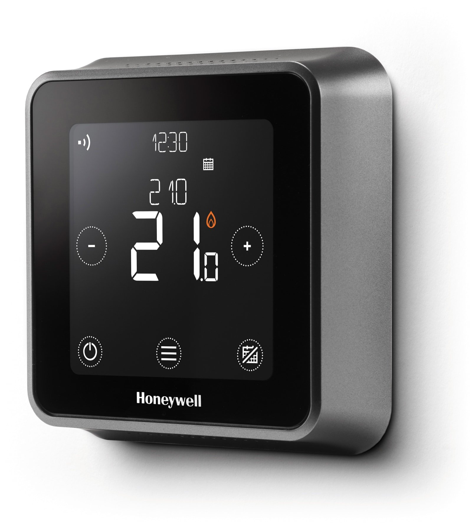 Honeywell Lyric T6 Wi-Fi smart thermostaat, bedraad voor wandmontage, universeel toepasbaar voor zowel aan/uit als Opentherm. zwart