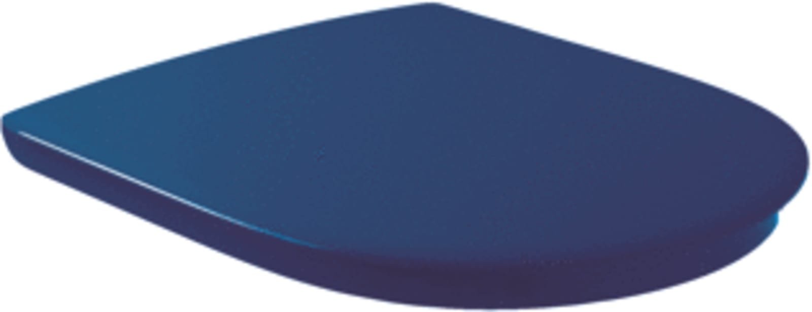 Villeroy & Boch, ViCare  closetzitting met deksel, speciale buffers, greeprand, antibacterieel, soft close, doorl. scharn, blauw