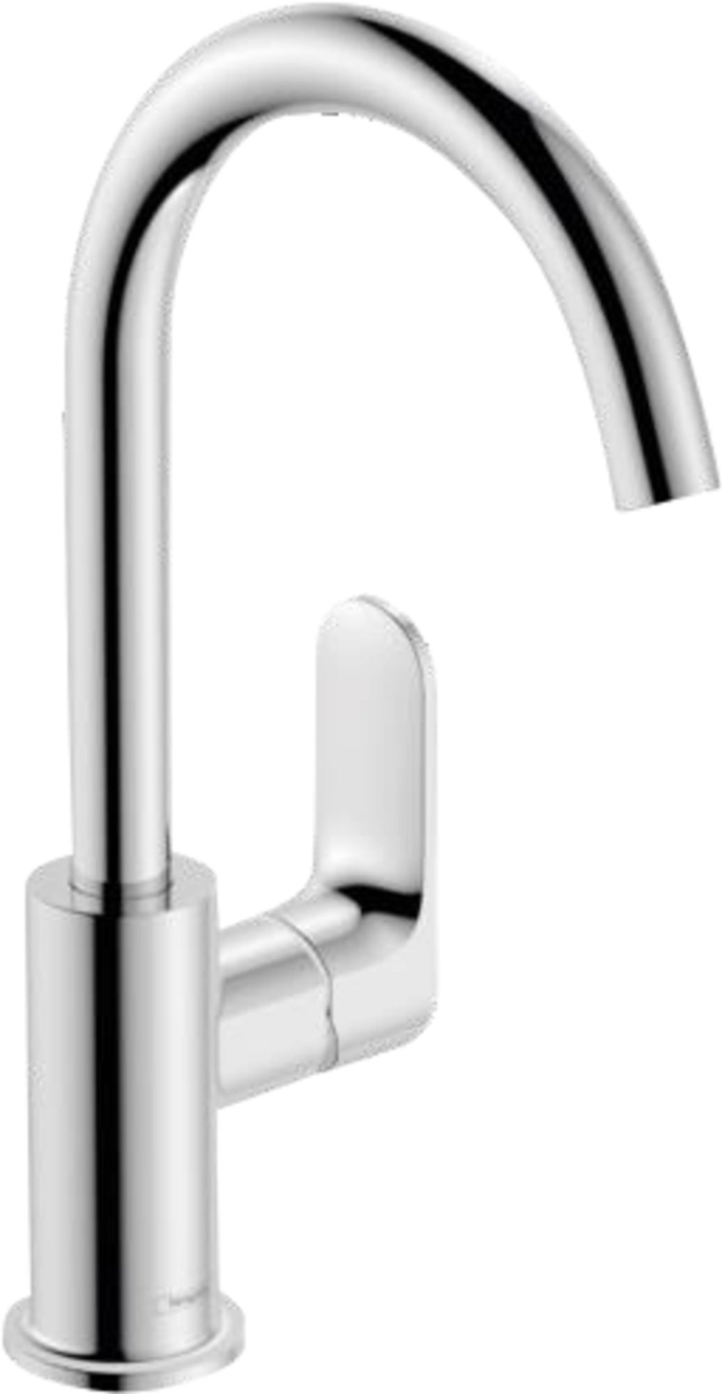 Hansgrohe Rebris S 1-greeps wastafelkraan 210 met draaibare uitloop en trekwaste, chroom