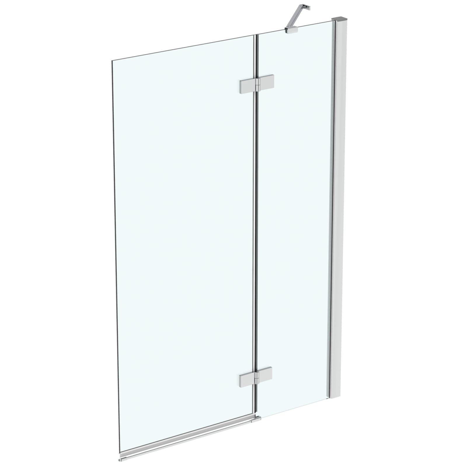 I.LIFE | BADSCHERM 1000X240X1505 MM GLANZEND ZILVER (RECHTS)