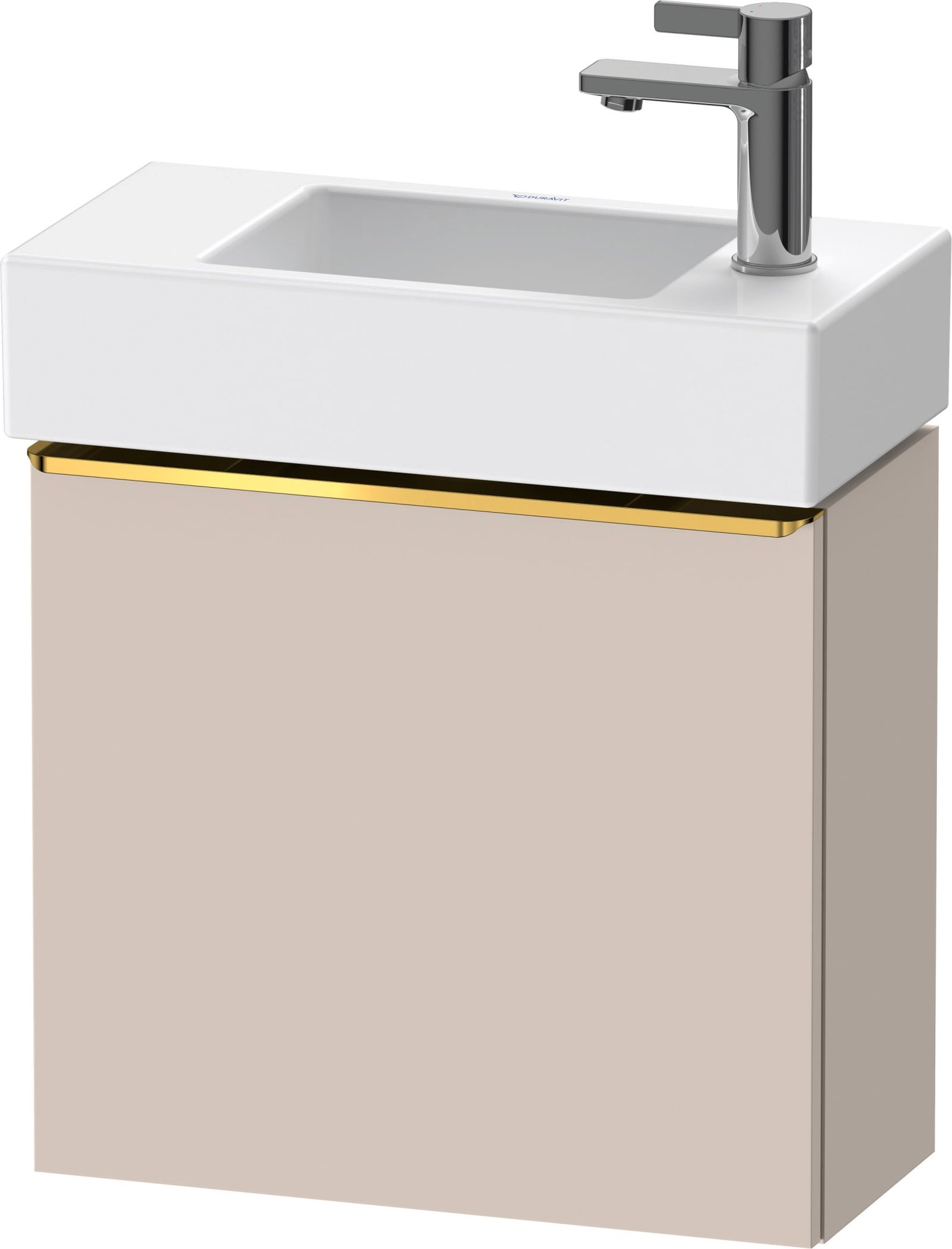 D-Neo Wastafelonderbouw hangend Taupe Mat (1200898642)