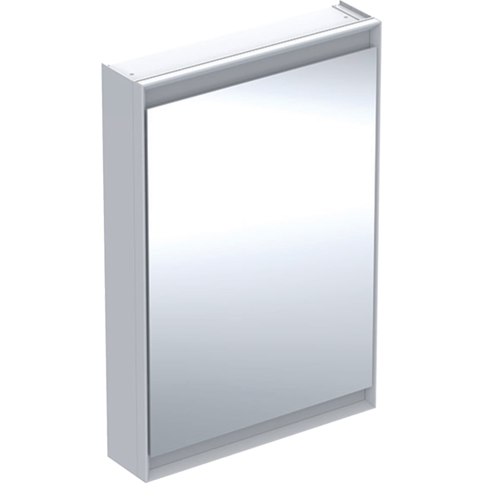 Geberit ONE opbouw spiegelkast met deur scharnier rechts 60x90cm ComfortLight wit